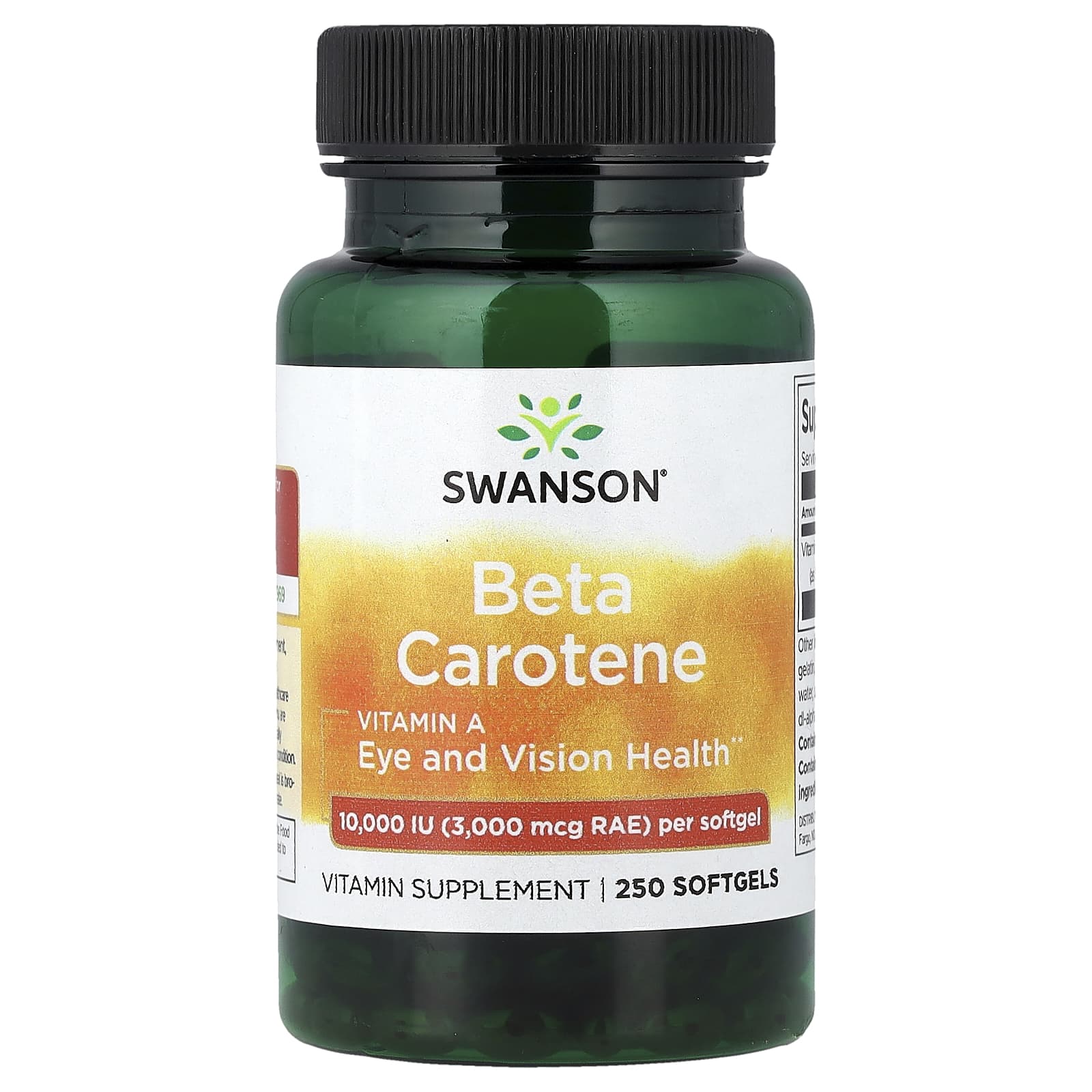 Swanson Vitamins Beta Carotene – 250 capsules molles — Tunisie