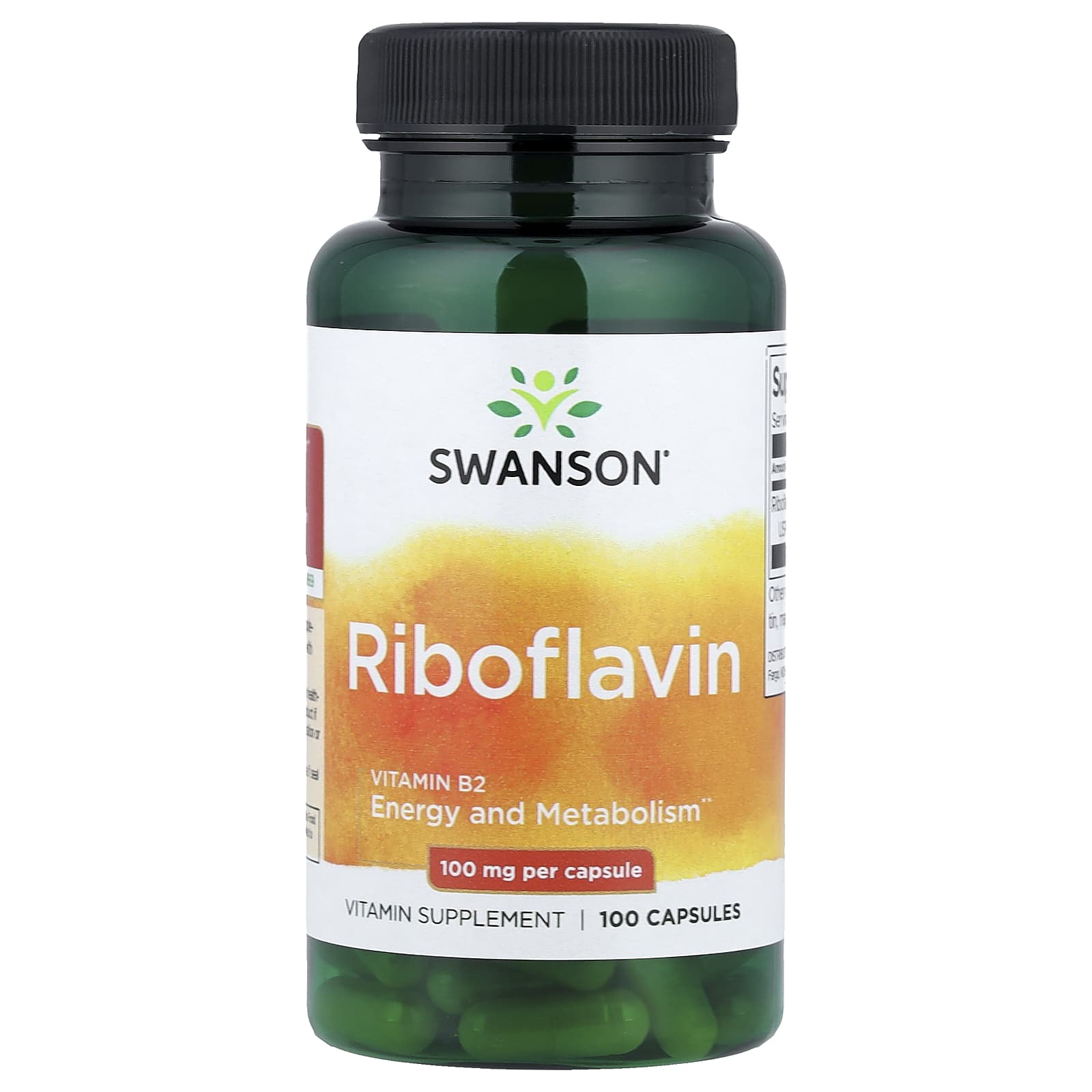 Swanson Vitamins Riboflavin – 100 gélules — Tunisie
