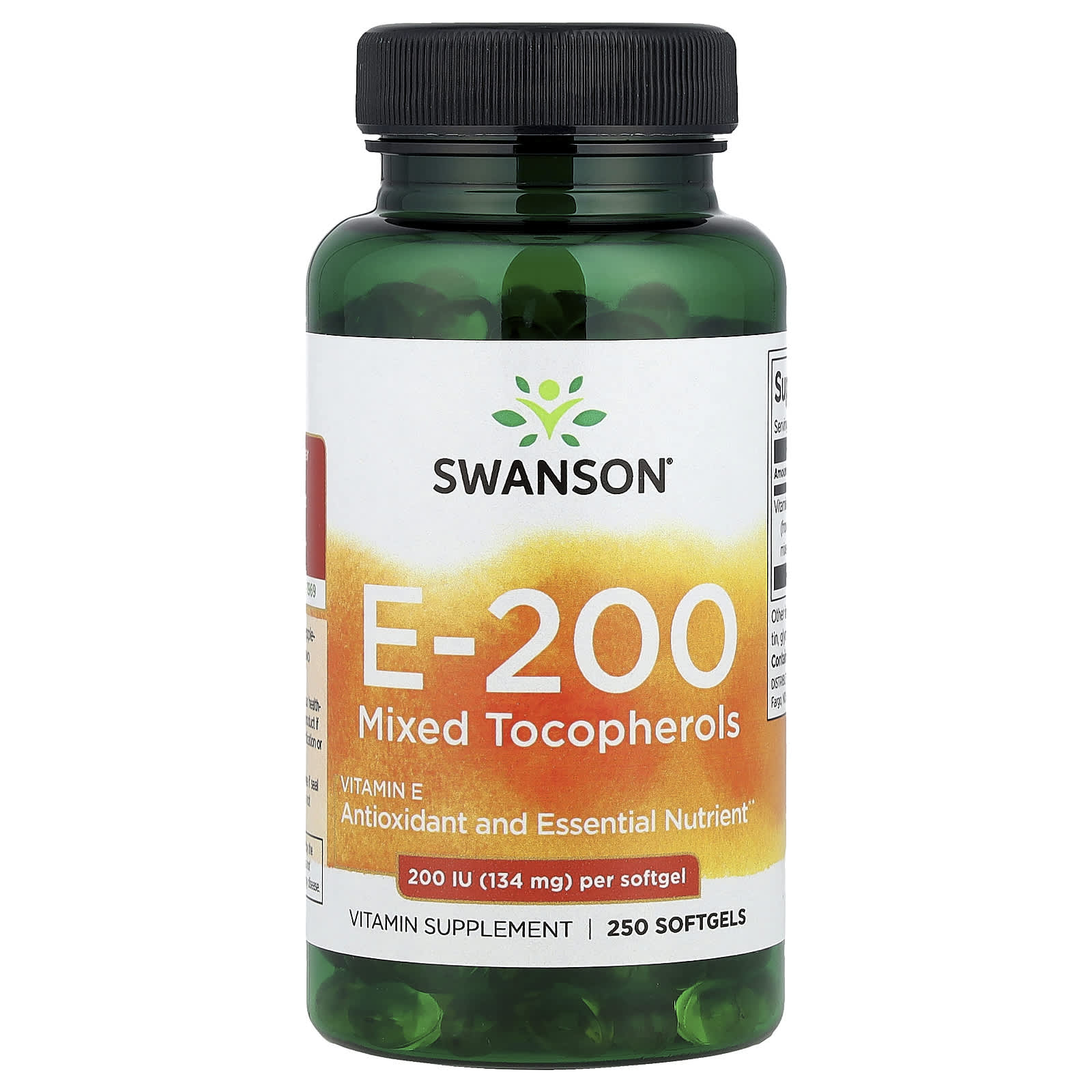 Swanson Vitamins E-200 Mixed Tocopherols – 250 capsules molles — Tunisie