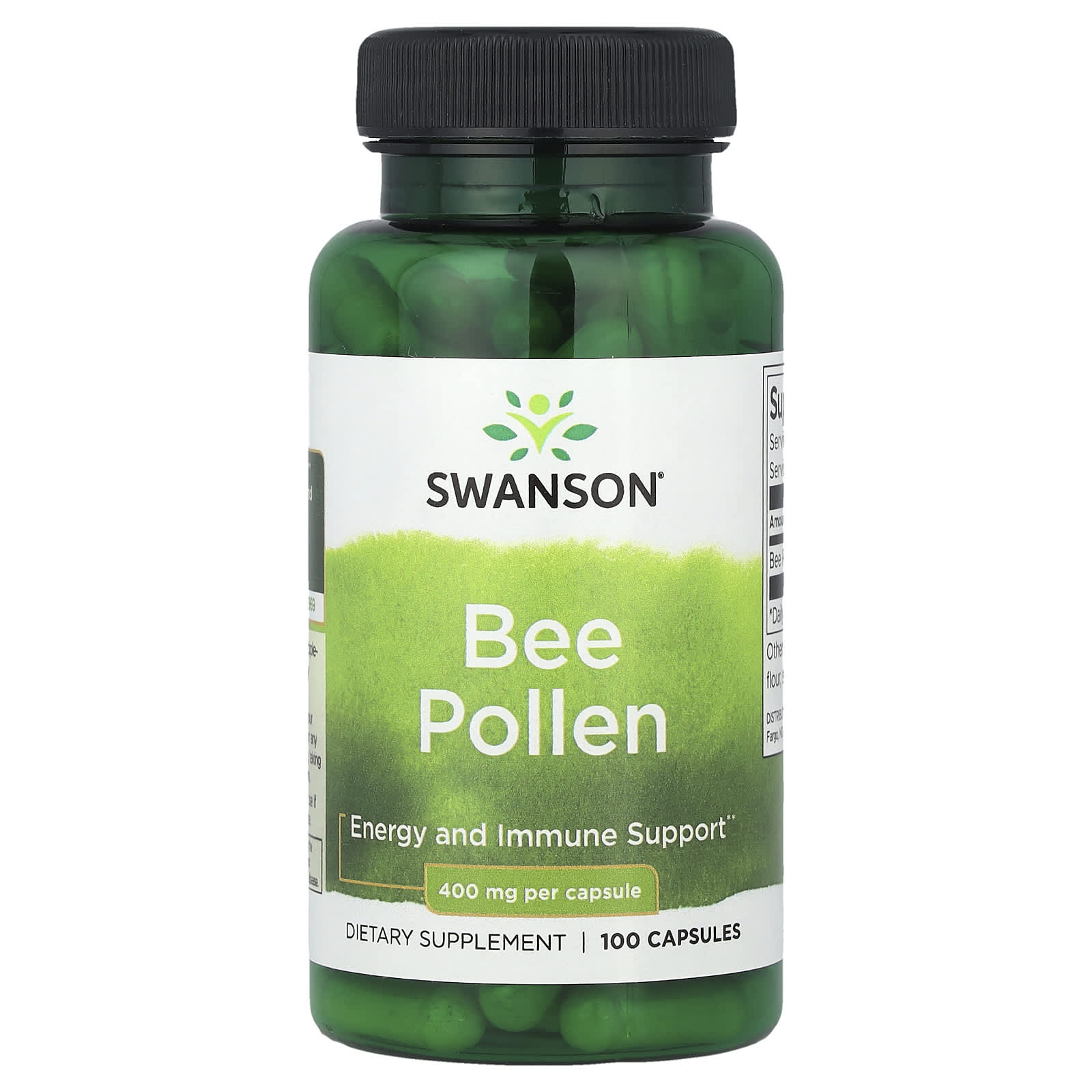 Swanson Vitamins Bee Pollen – 100 gélules — Tunisie