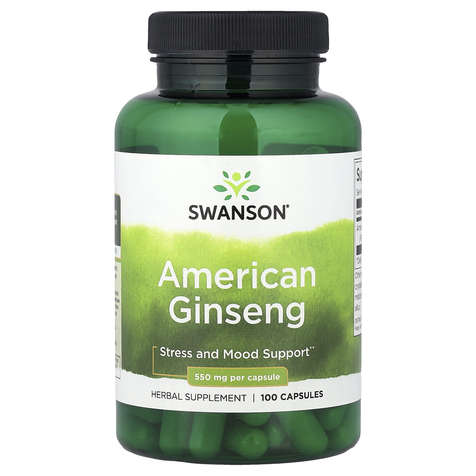 Swanson Vitamins American Ginseng – 100 gélules — Tunisie
