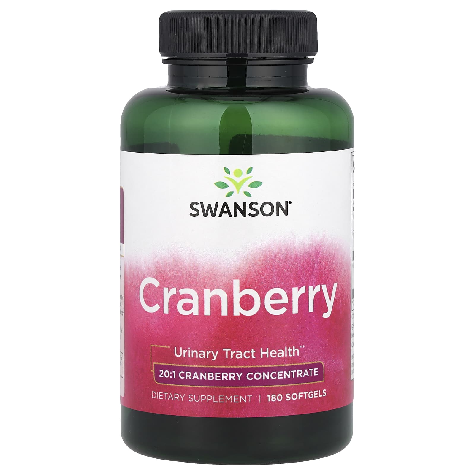 Swanson Vitamins Cranberry – Cranberry – 180 capsules molles — Tunisie