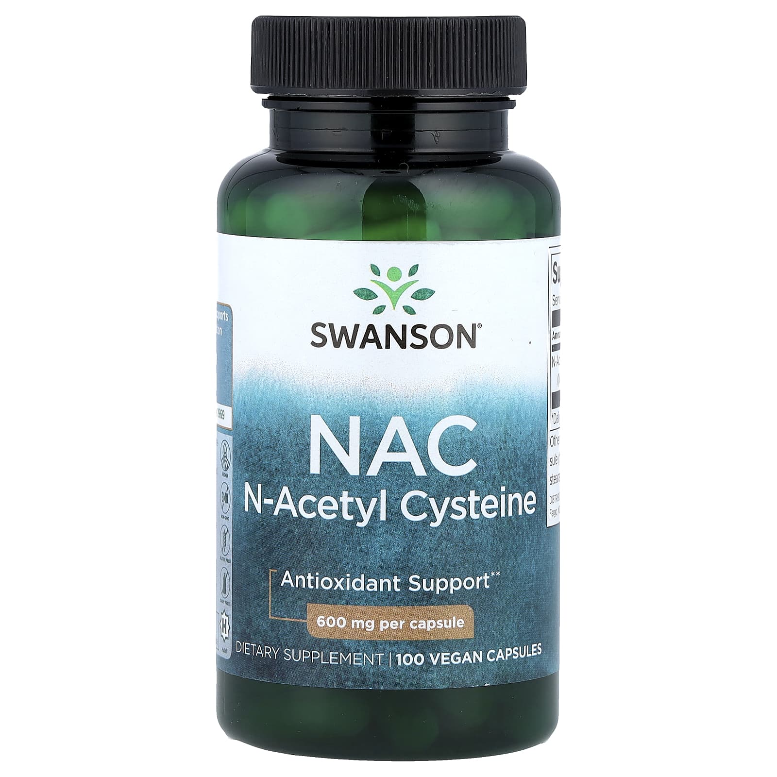 Swanson Vitamins NAC – 100 gélules véganes — Tunisie