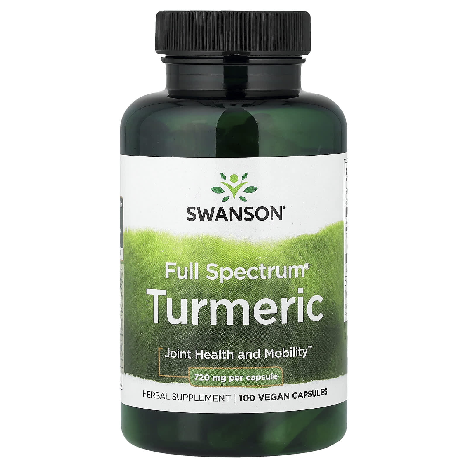 Swanson Vitamins Full Spectrum Turmeric – 100 gélules véganes — Tunisie