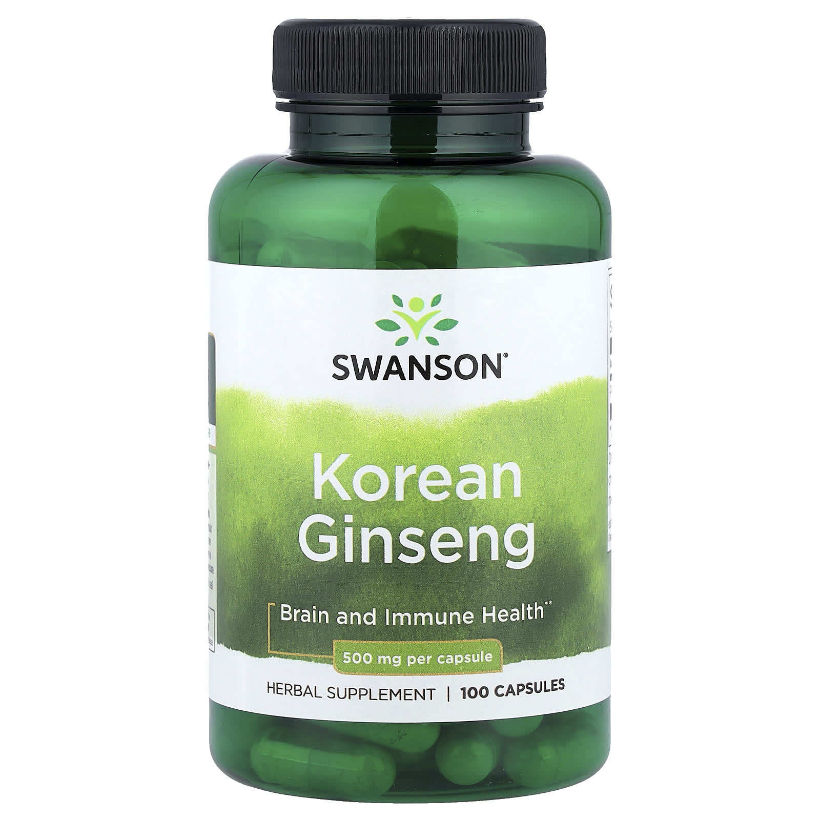 Swanson Vitamins Korean Ginseng – 100 gélules — Tunisie