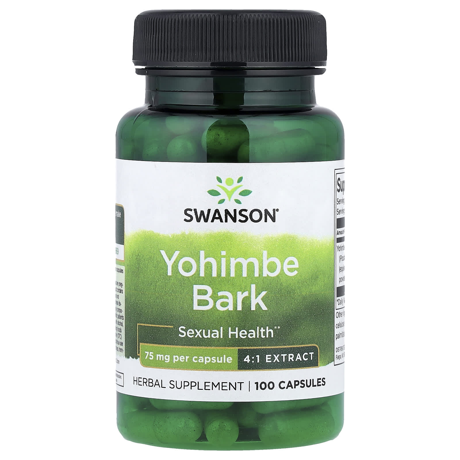 Swanson Vitamins Yohimbe Bark – 100 gélules — Tunisie