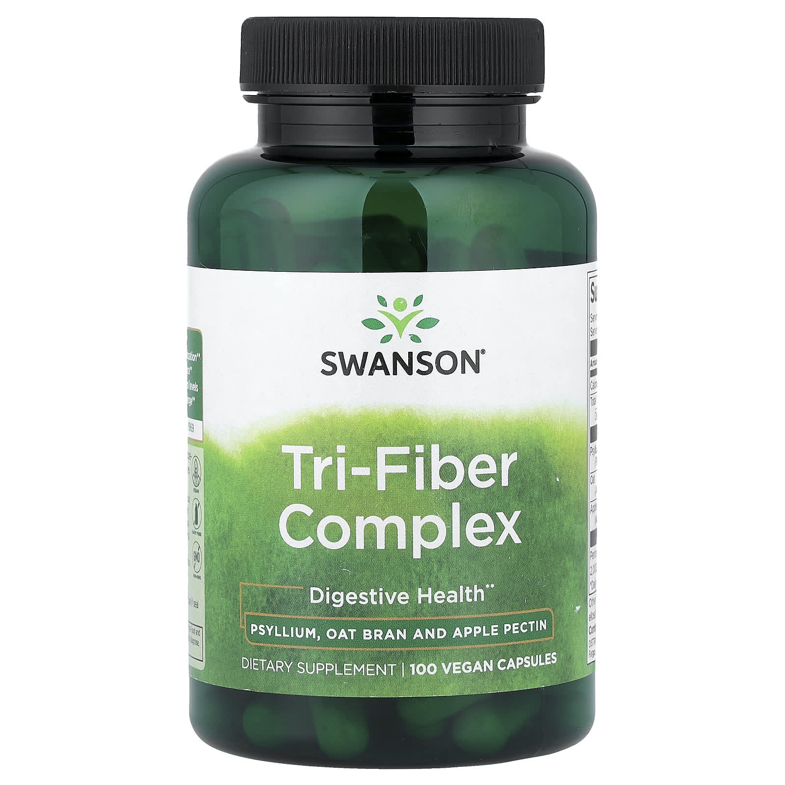 Swanson Vitamins Tri-Fiber Complex – 100 gélules véganes — Tunisie