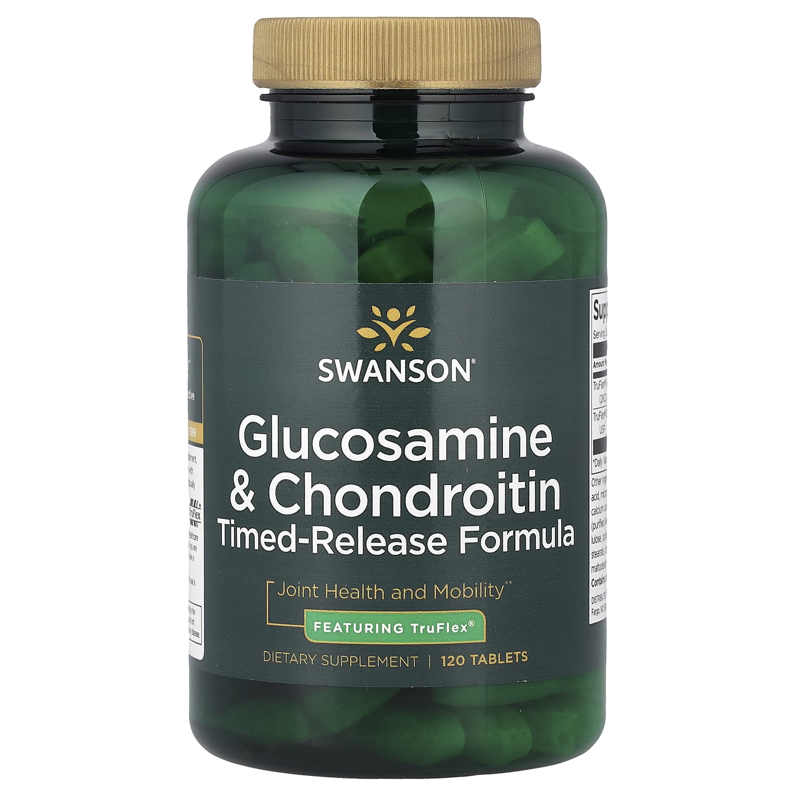 Swanson Vitamins Glucosamine & Chondroitin – 120 comprimés — Tunisie