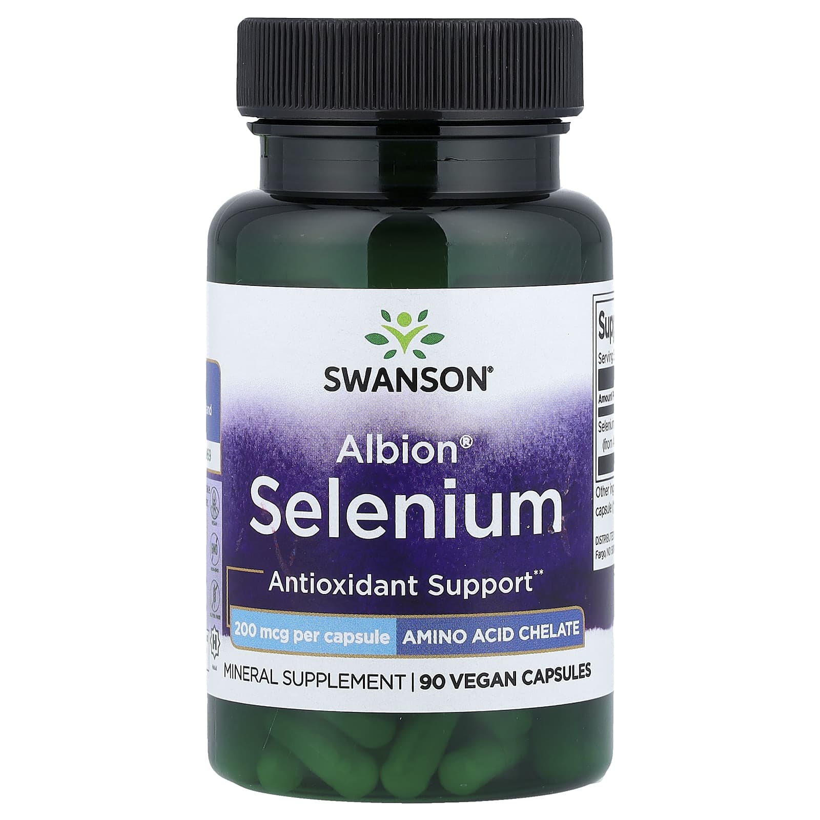 Swanson Vitamins Albion Selenium – 90 gélules véganes — Tunisie