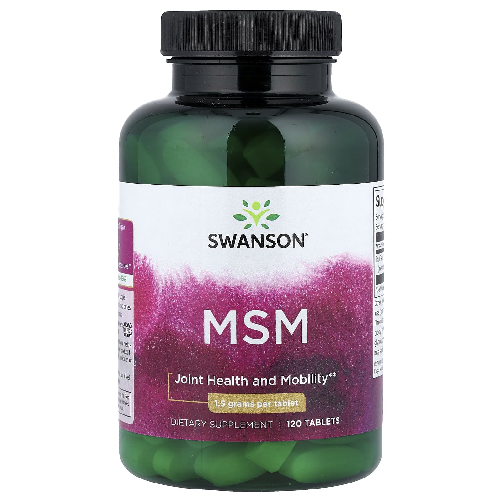 Swanson Vitamins MSM – 120 comprimés — Tunisie