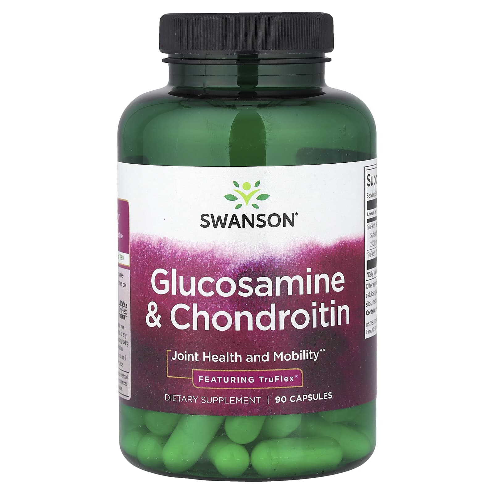 Swanson Vitamins Glucosamine & Chondroitin – 90 gélules — Tunisie