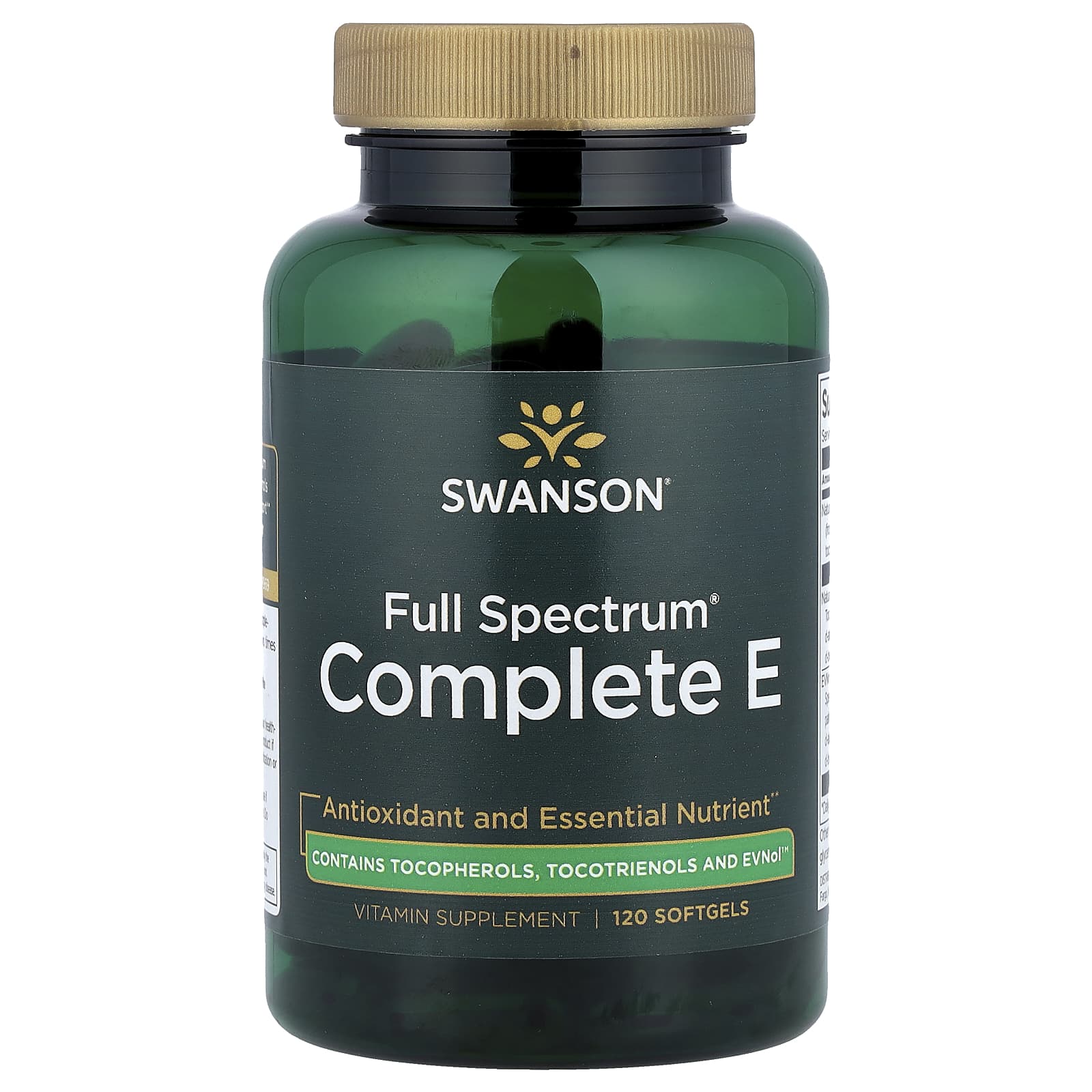 Swanson Vitamins Full Spectrum Complete E – 120 capsules molles — Tunisie