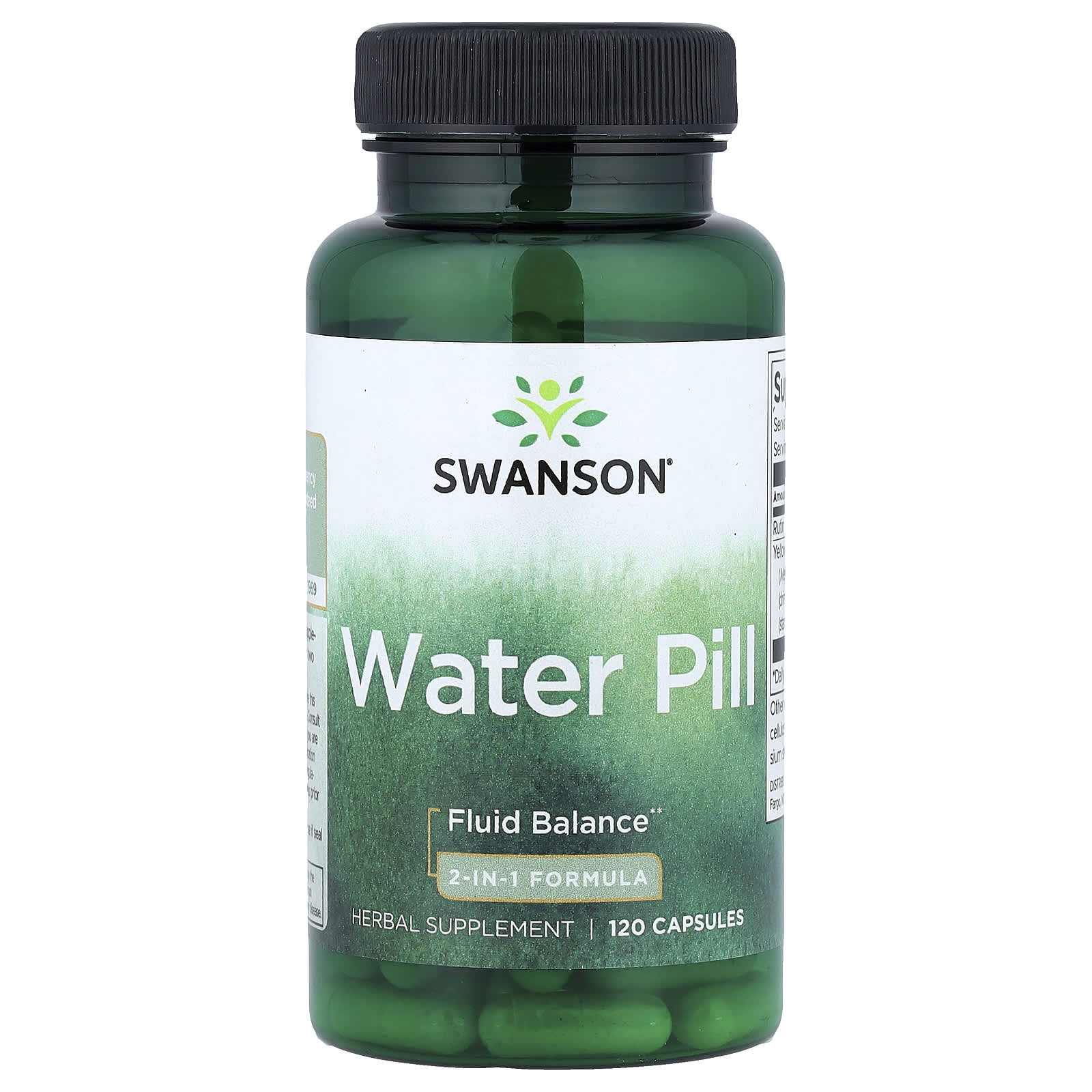 Swanson Vitamins Water Pill – 120 gélules — Tunisie