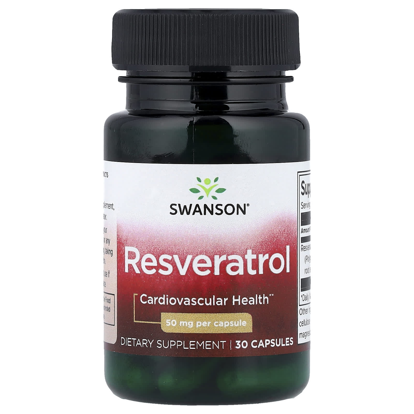 Swanson Vitamins Resveratrol – 50 mg – 30 gélules — Tunisie