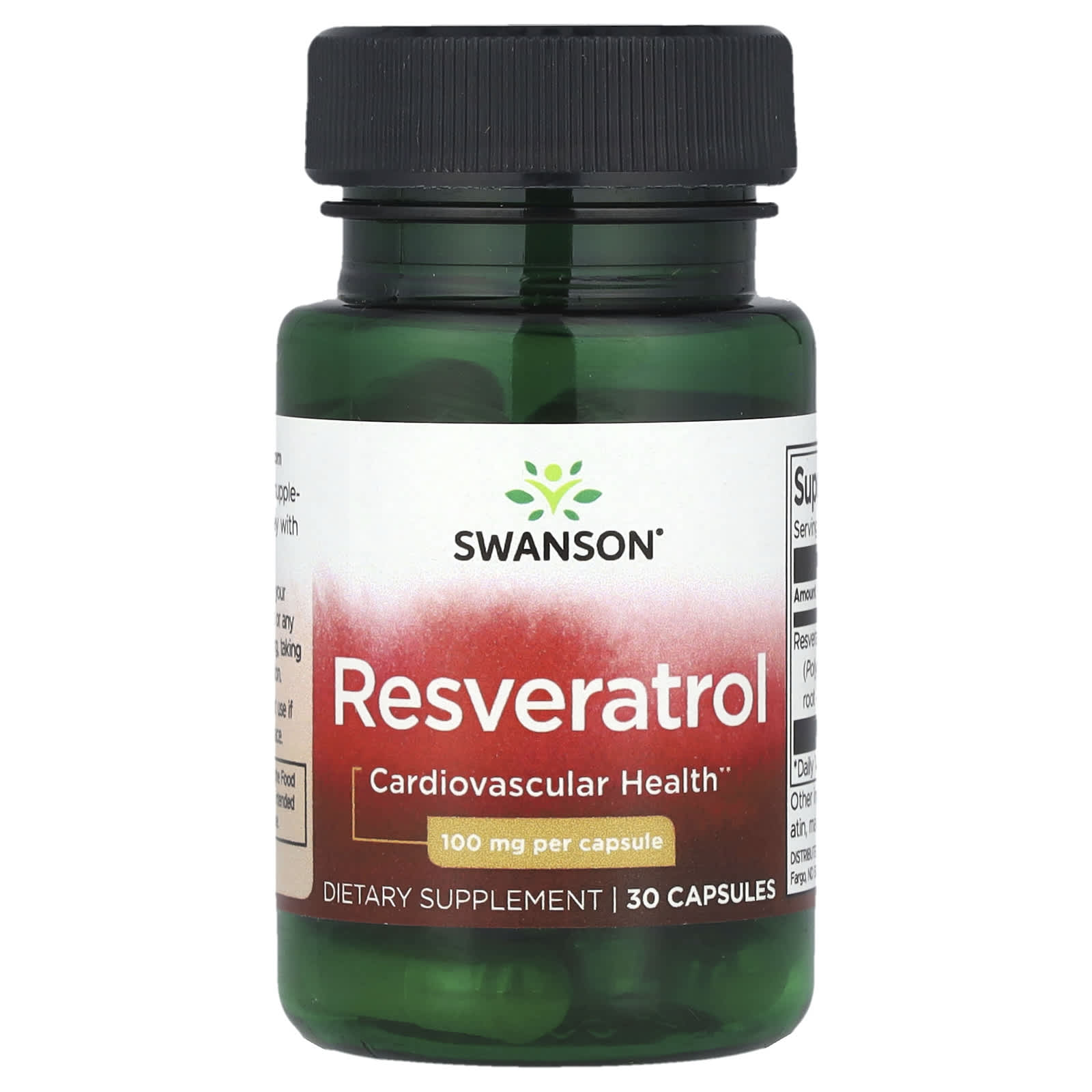 Swanson Vitamins Resveratrol – 100 mg – 30 gélules — Tunisie
