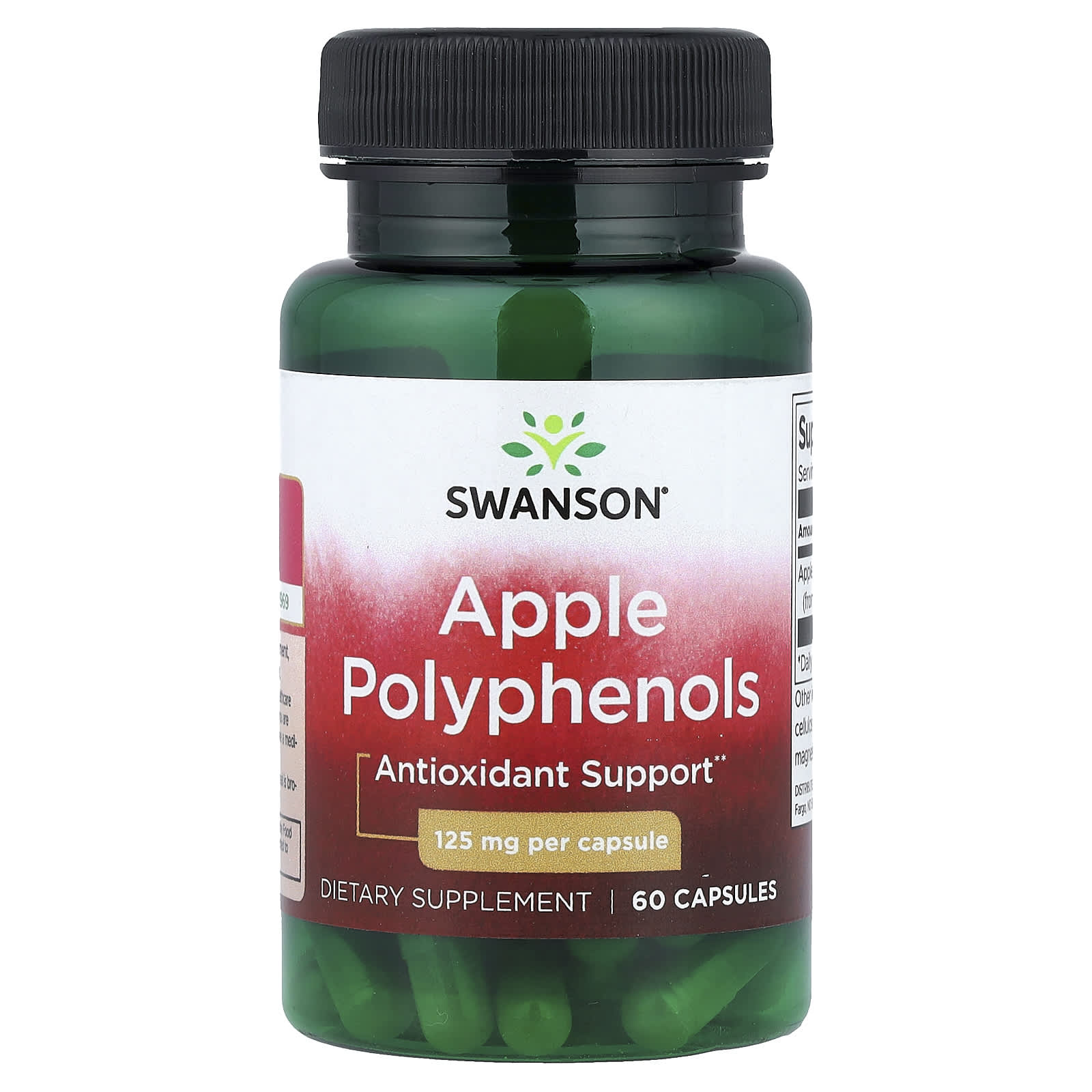 Swanson Vitamins Apple Polyphenols – Apple Polyphenols – 60 gélules — Tunisie