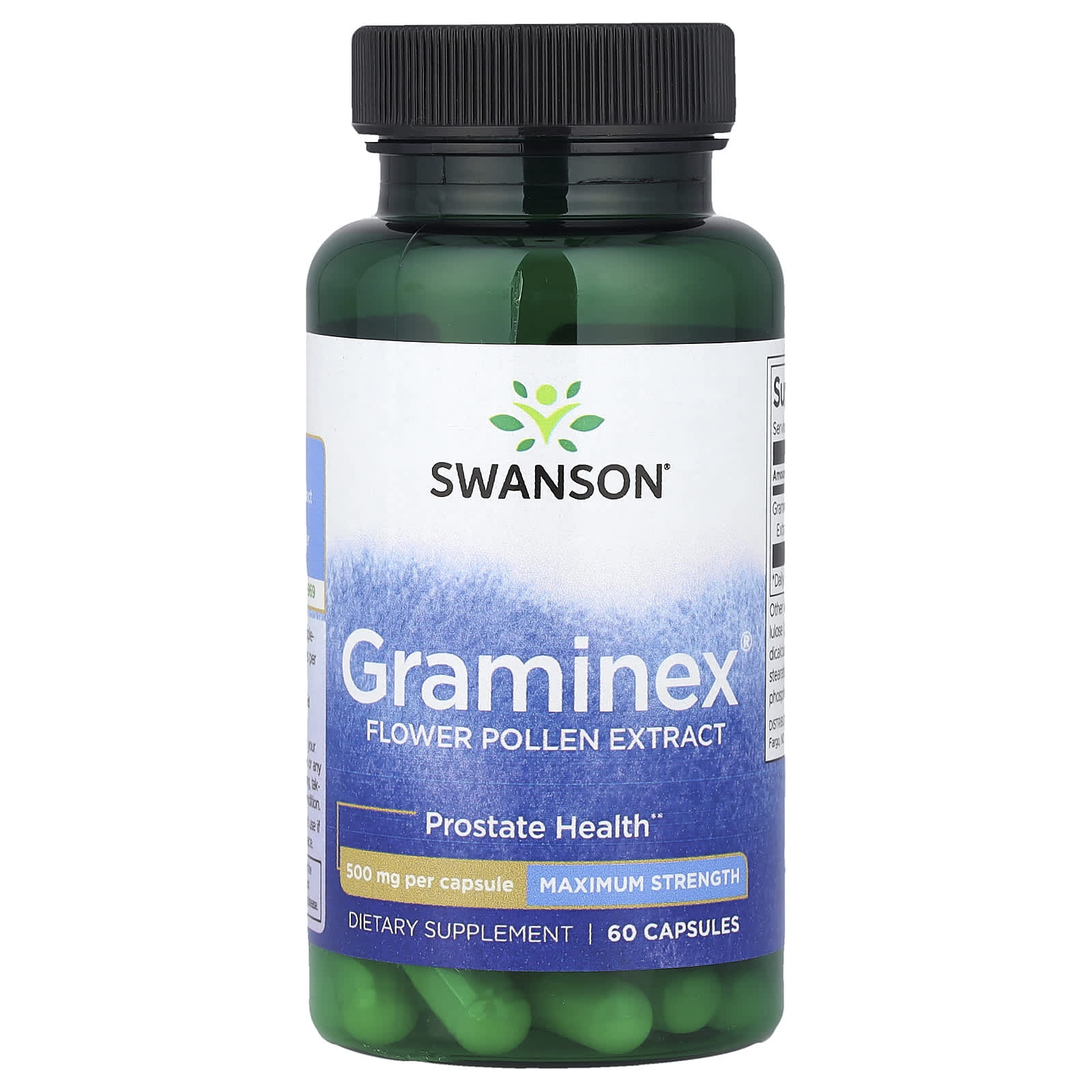 Swanson Vitamins Graminex Flower Pollen Extract, Maximum Strength – 60 gélules — Tunisie