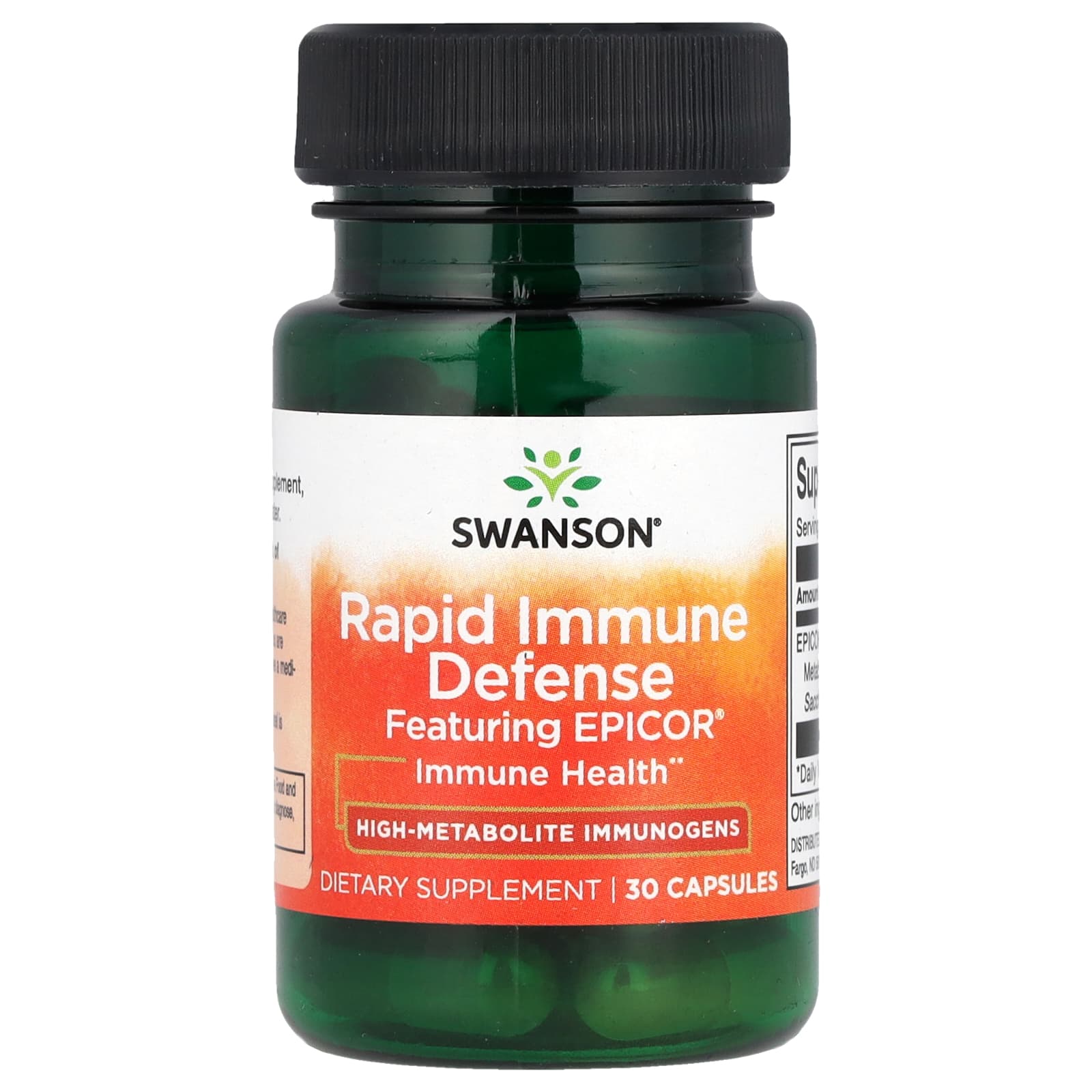 Swanson Vitamins Rapid Immune Defense – 30 gélules — Tunisie