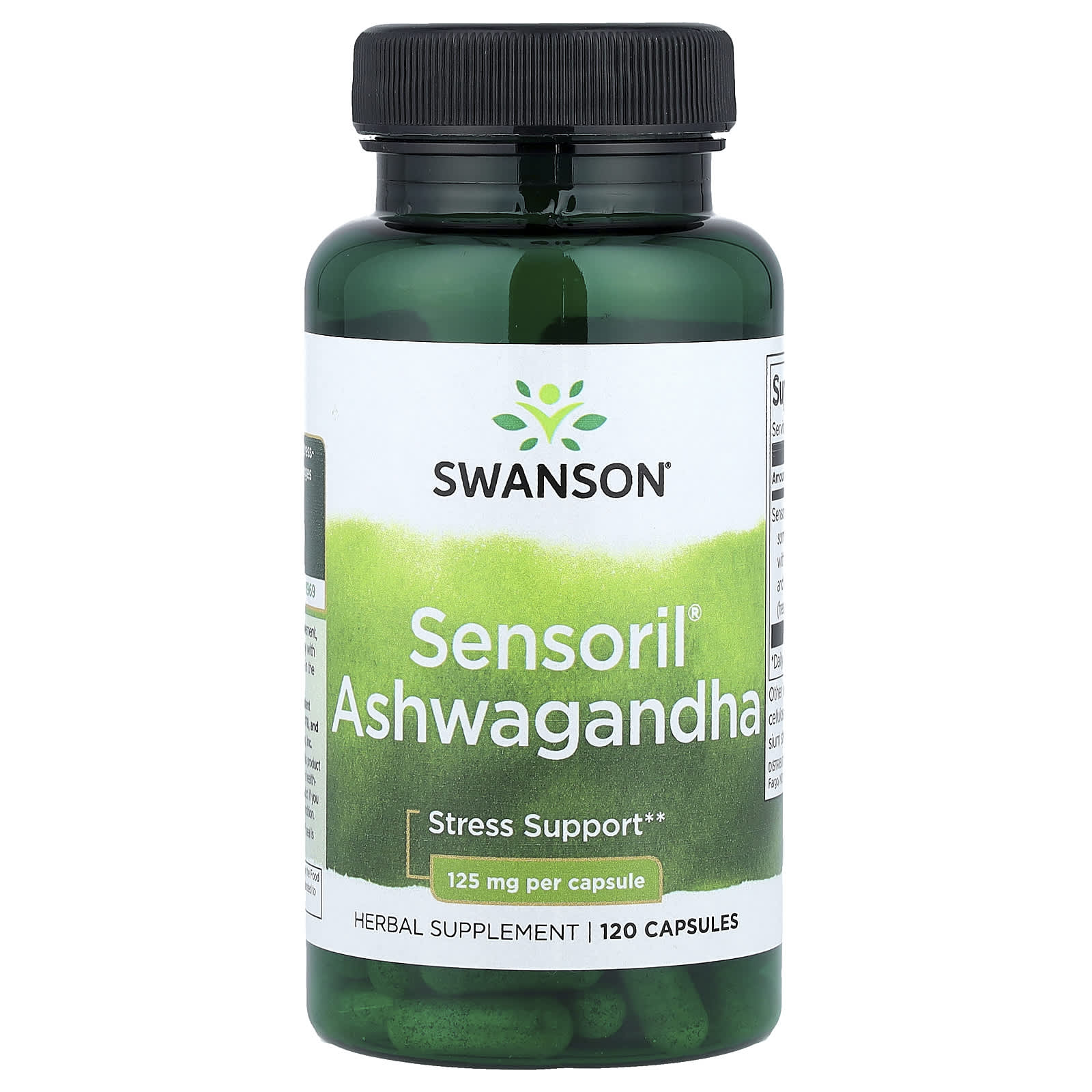 Swanson Vitamins Sensoril Ashwagandha – 120 gélules — Tunisie