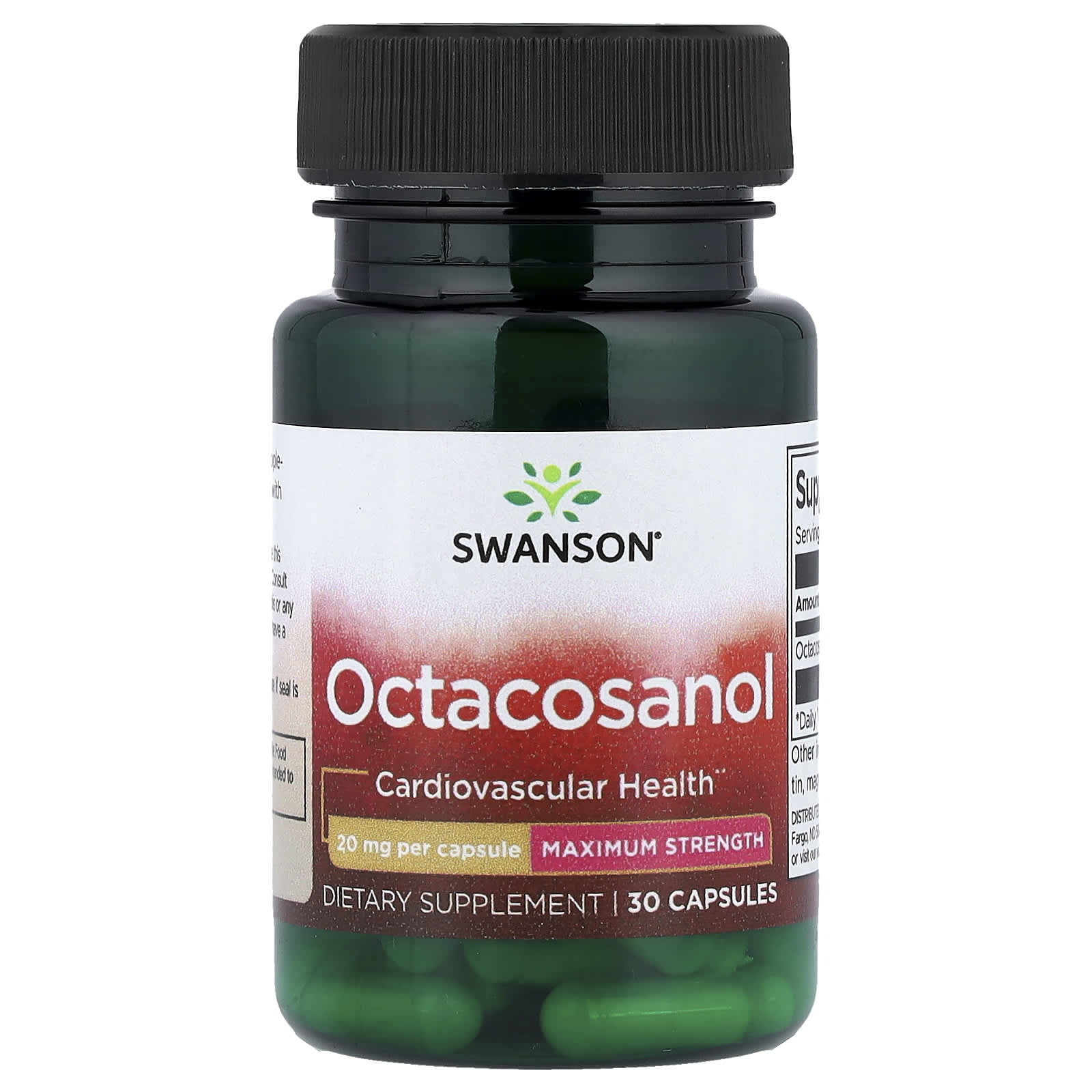 Swanson Vitamins Octacosanol – 30 gélules — Tunisie