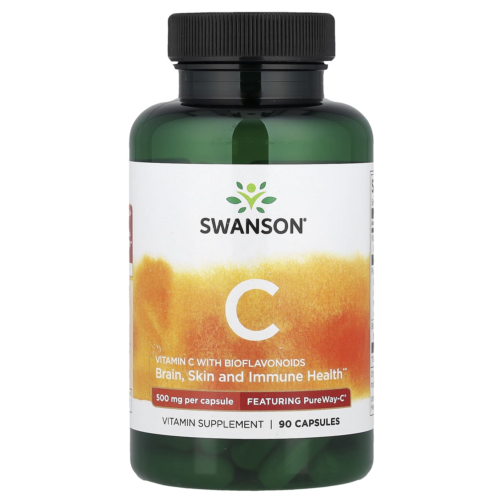Swanson Vitamins Vitamin C with BioFlavonoids – 90 gélules — Tunisie