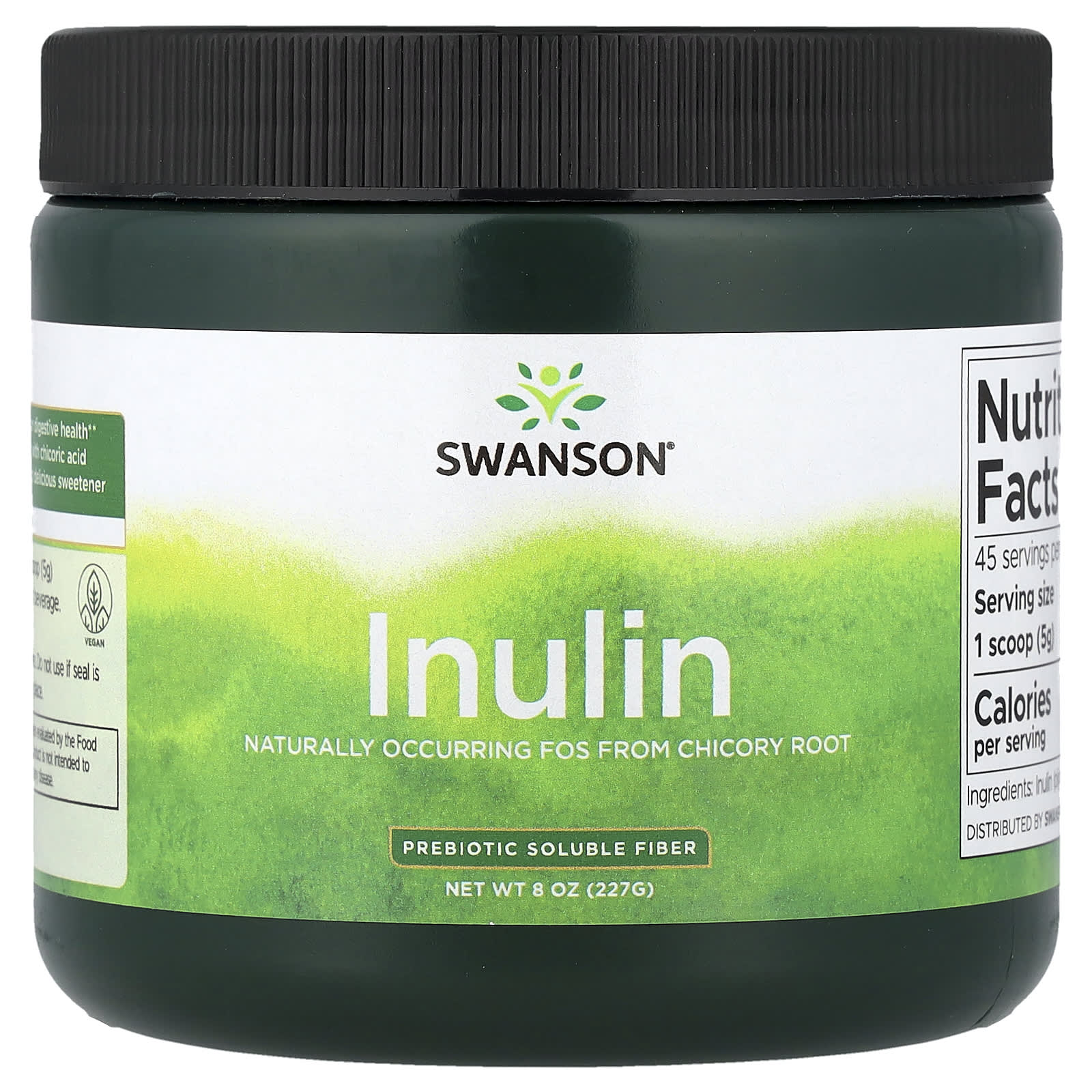 Swanson Vitamins Inulin, Prebiotic Soluble Fiber – 227 g — Tunisie