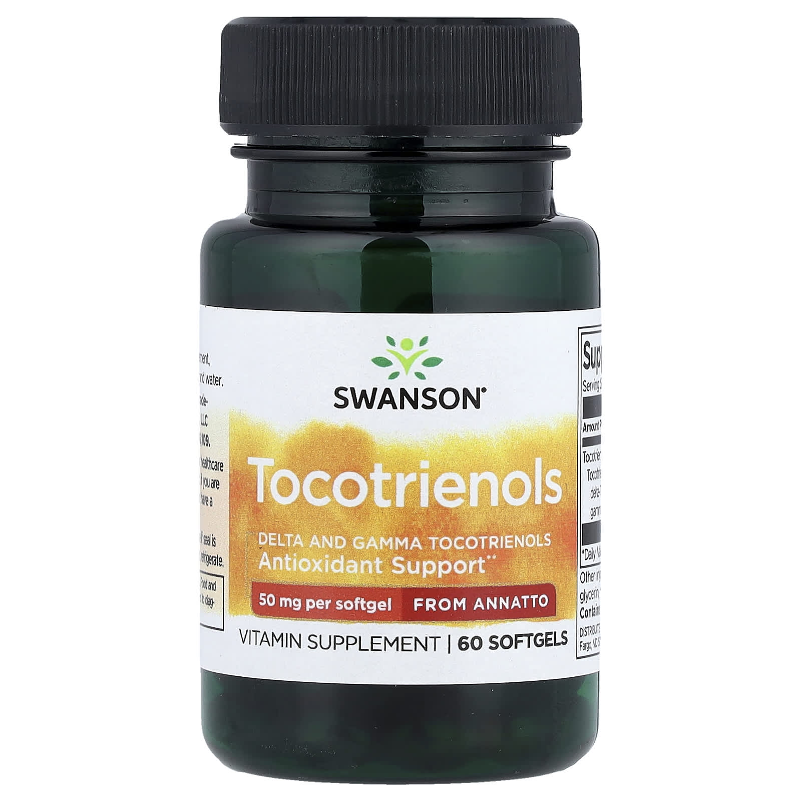 Swanson Vitamins Tocotrienols From Annatto – 60 capsules molles — Tunisie