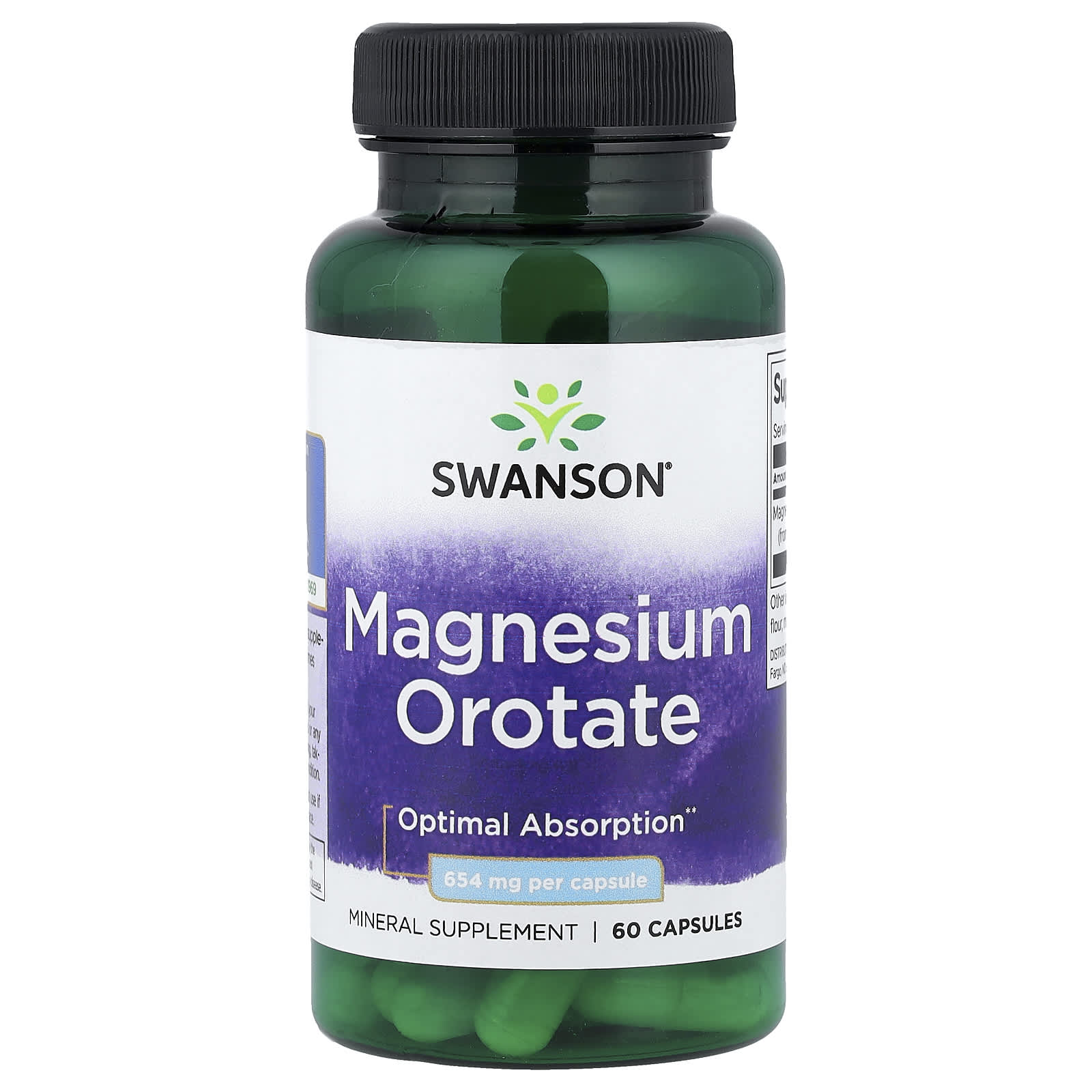 Swanson Vitamins Magnesium Orotate – 60 gélules — Tunisie
