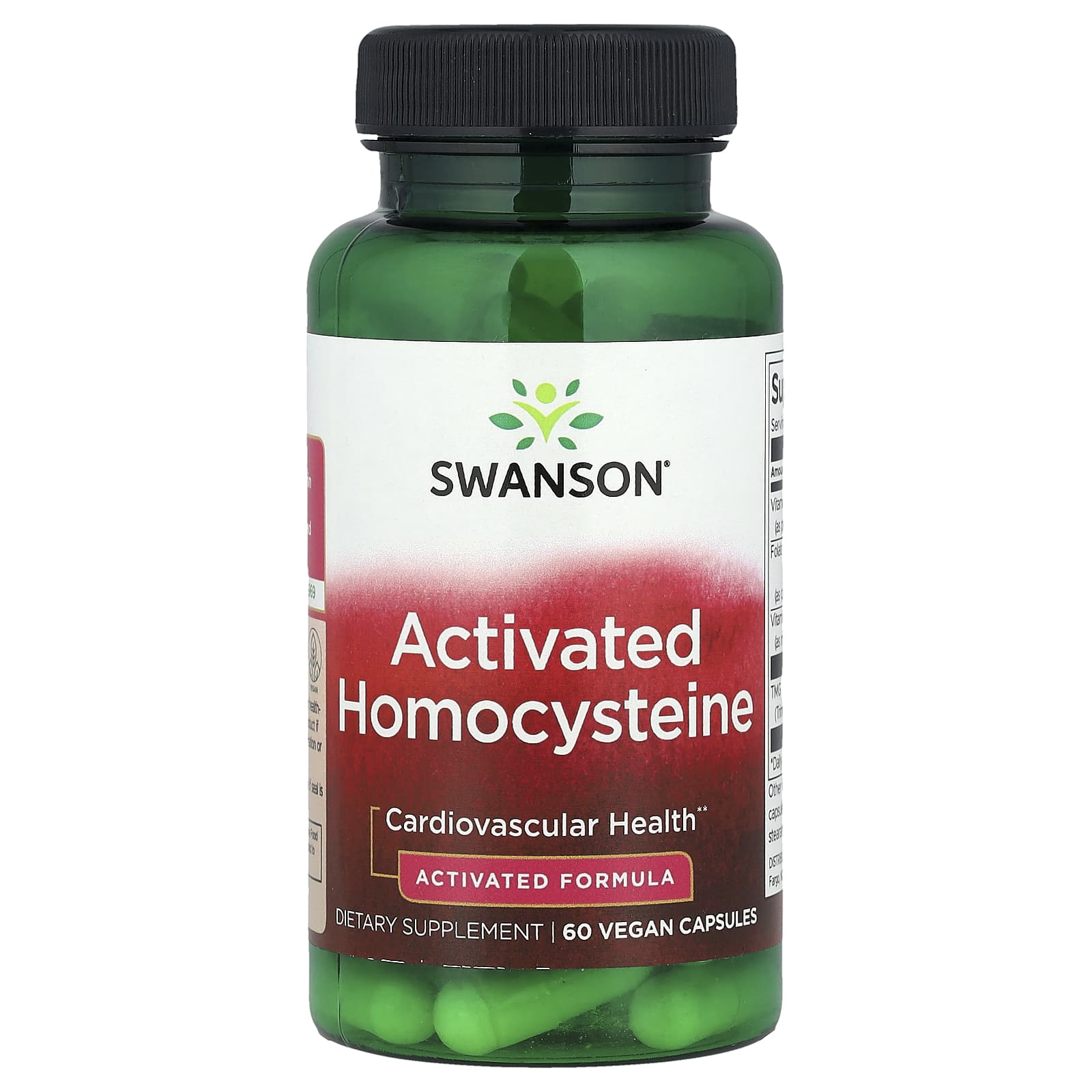 Swanson Vitamins Activated Homocysteine – 60 gélules véganes — Tunisie