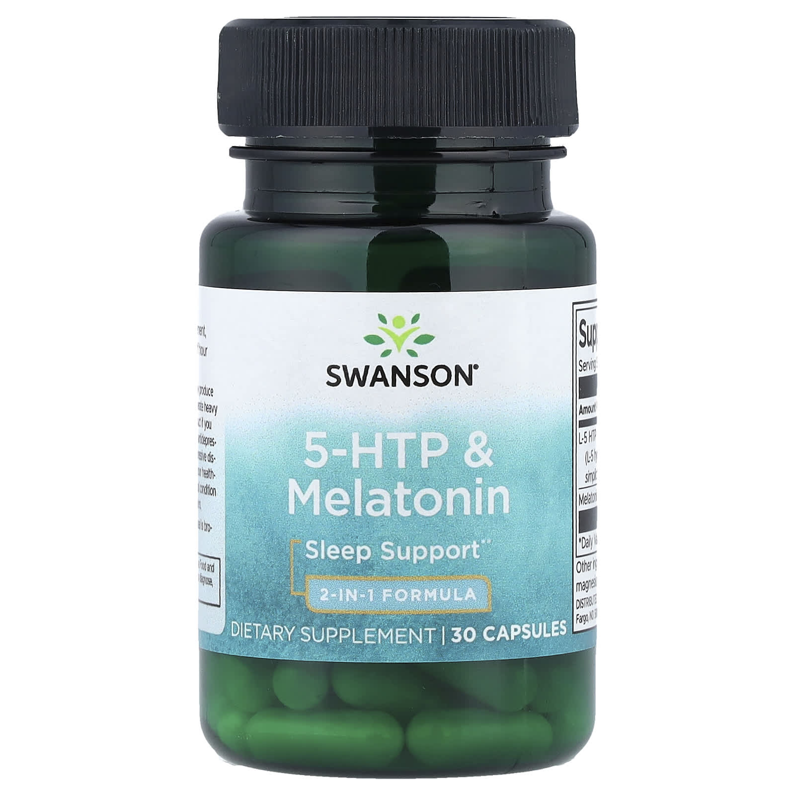 Swanson Vitamins 5-HTP & Melatonin – 30 gélules — Tunisie
