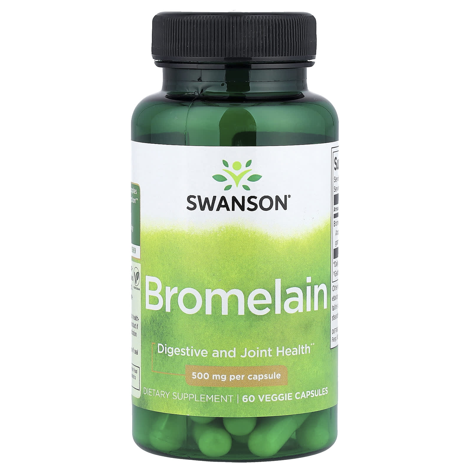 Swanson Vitamins Bromelain – 60 gélules végétales — Tunisie
