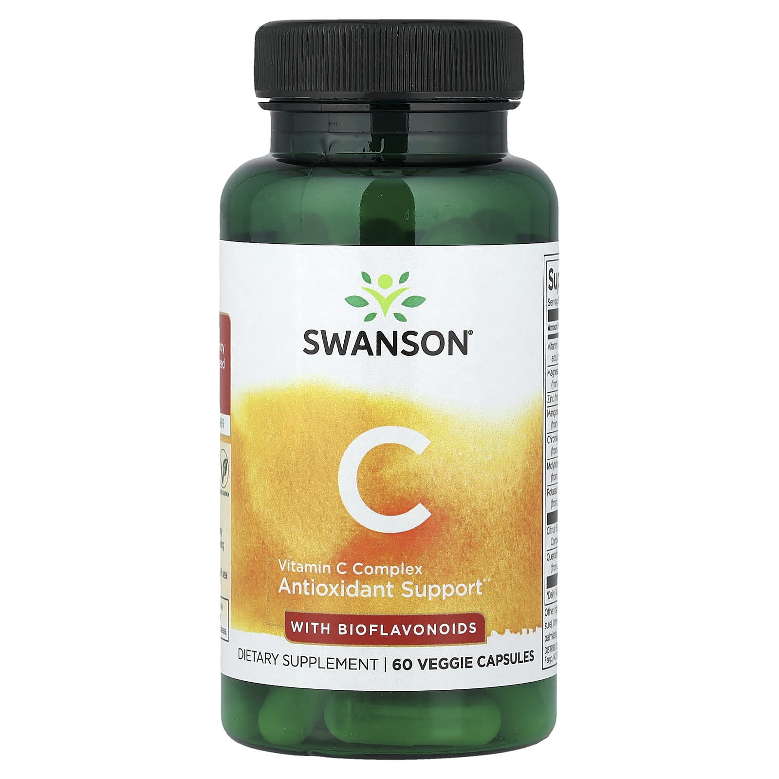 Swanson Vitamins Vitamin C Complex with Bioflavonoids – 60 gélules végétales — Tunisie