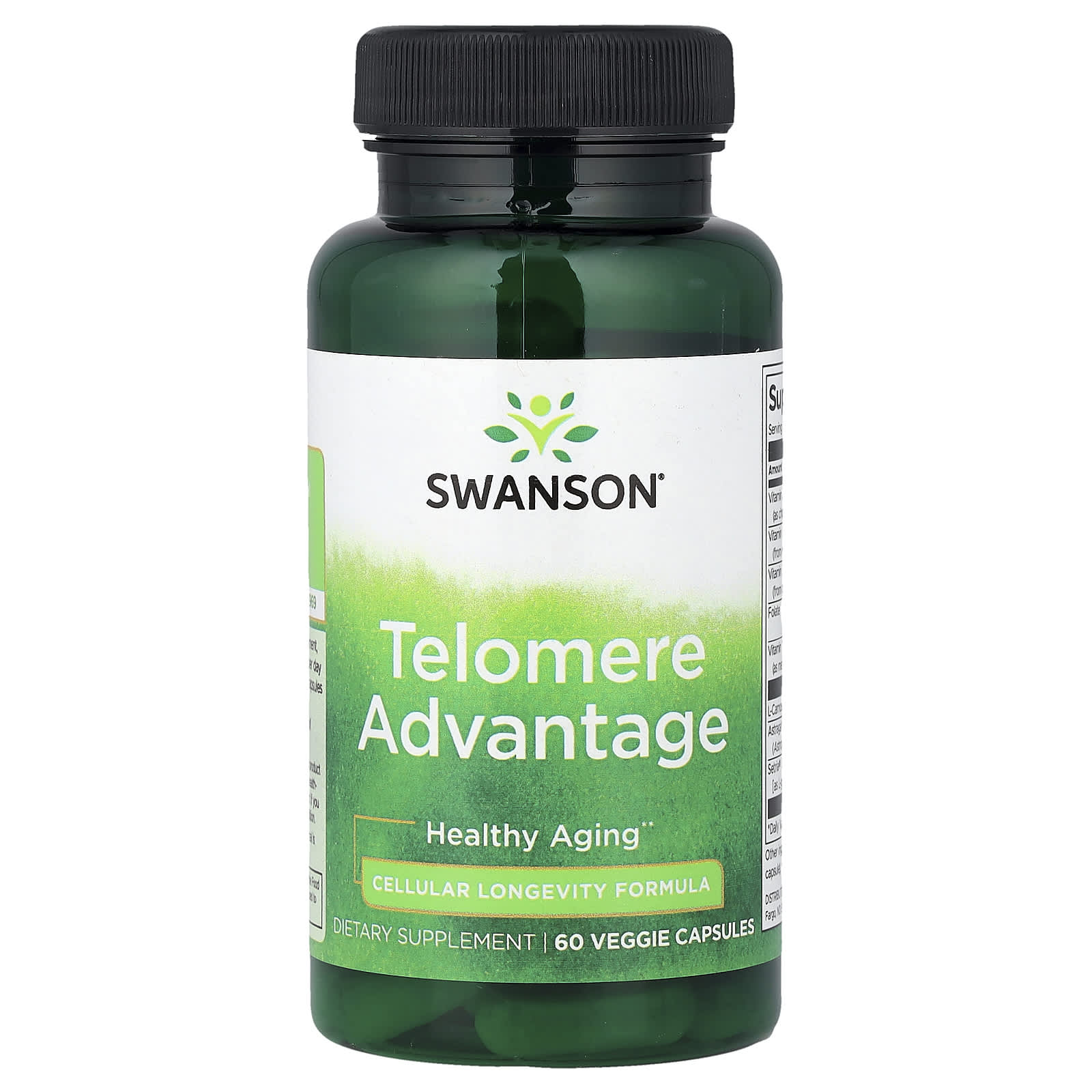 Swanson Vitamins Telomere Advantage – 60 gélules végétales — Tunisie