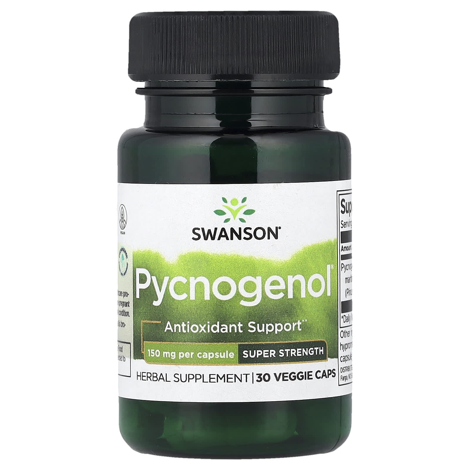 Swanson Vitamins Pycnogenol, Super Strength – 30 gélules végétales — Tunisie