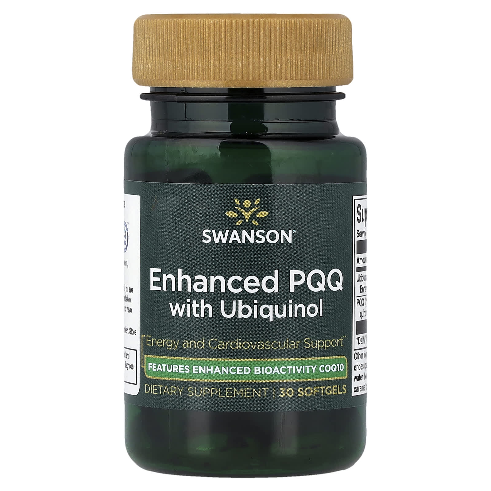 Swanson Vitamins Enhanced PQQ with Ubiquinol – 30 capsules molles — Tunisie