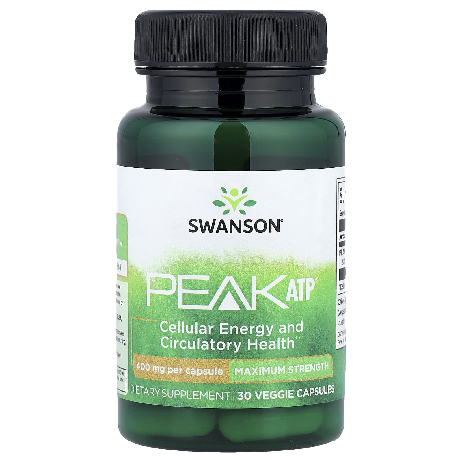 Swanson Vitamins Peak ATP – 30 gélules végétales — Tunisie