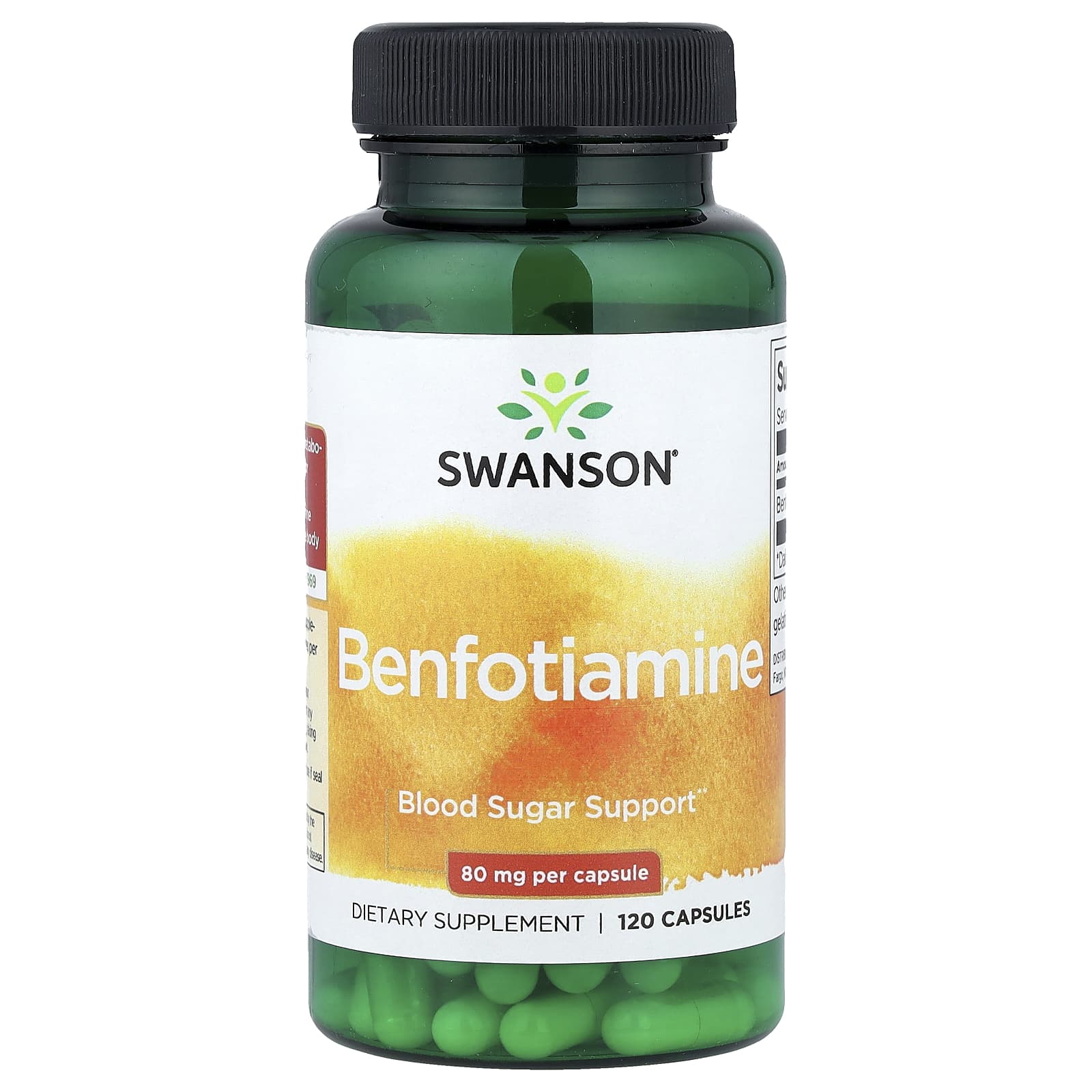 Swanson Vitamins Benfotiamine – 120 gélules — Tunisie