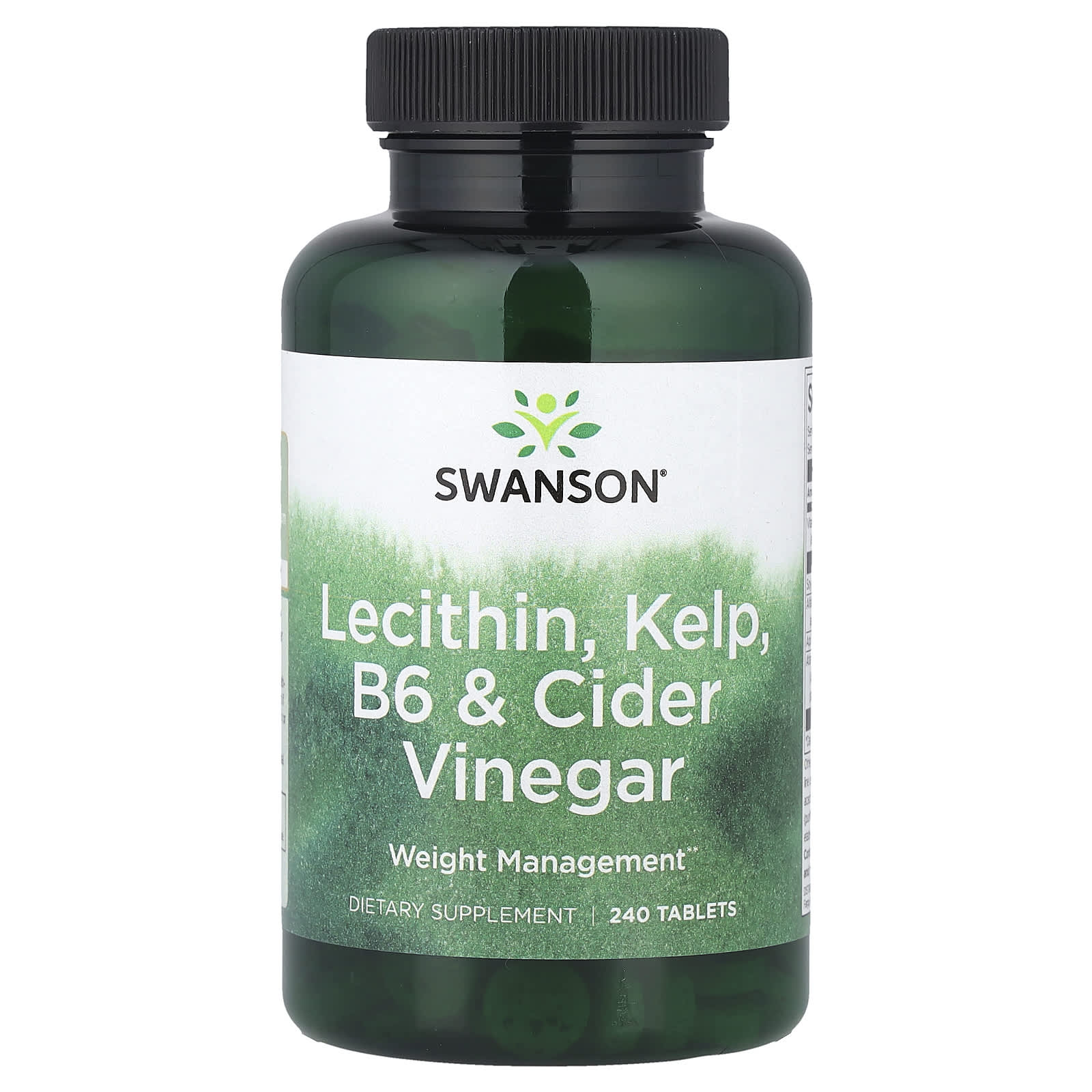 Swanson Vitamins Lecithin, Kelp – 240 comprimés — Tunisie
