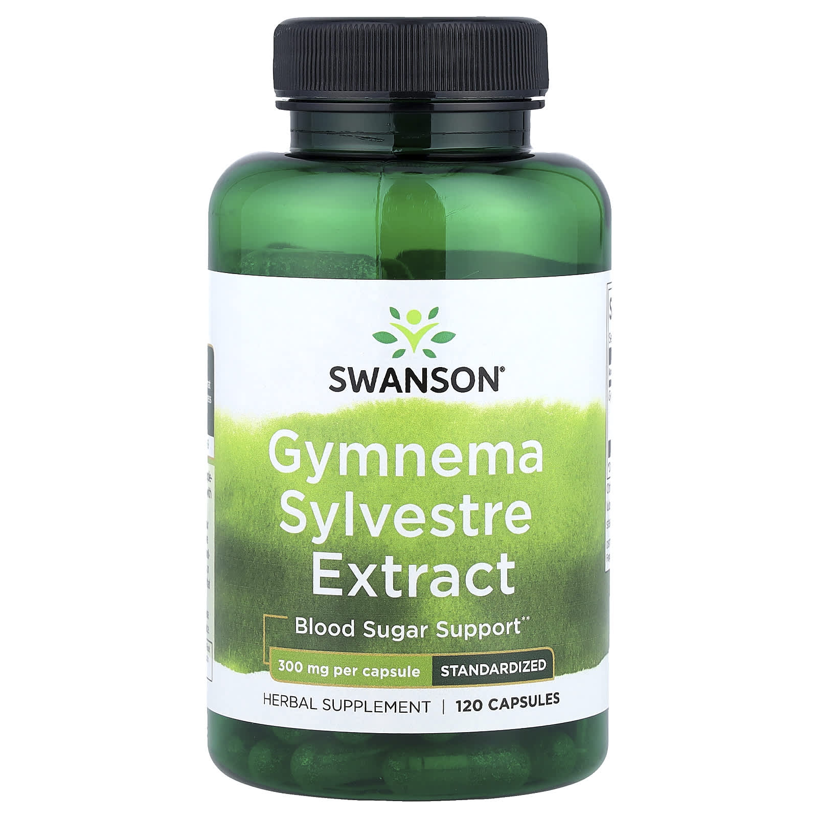 Swanson Vitamins Gymnema Sylvestre Extract, Standardized – 120 gélules — Tunisie