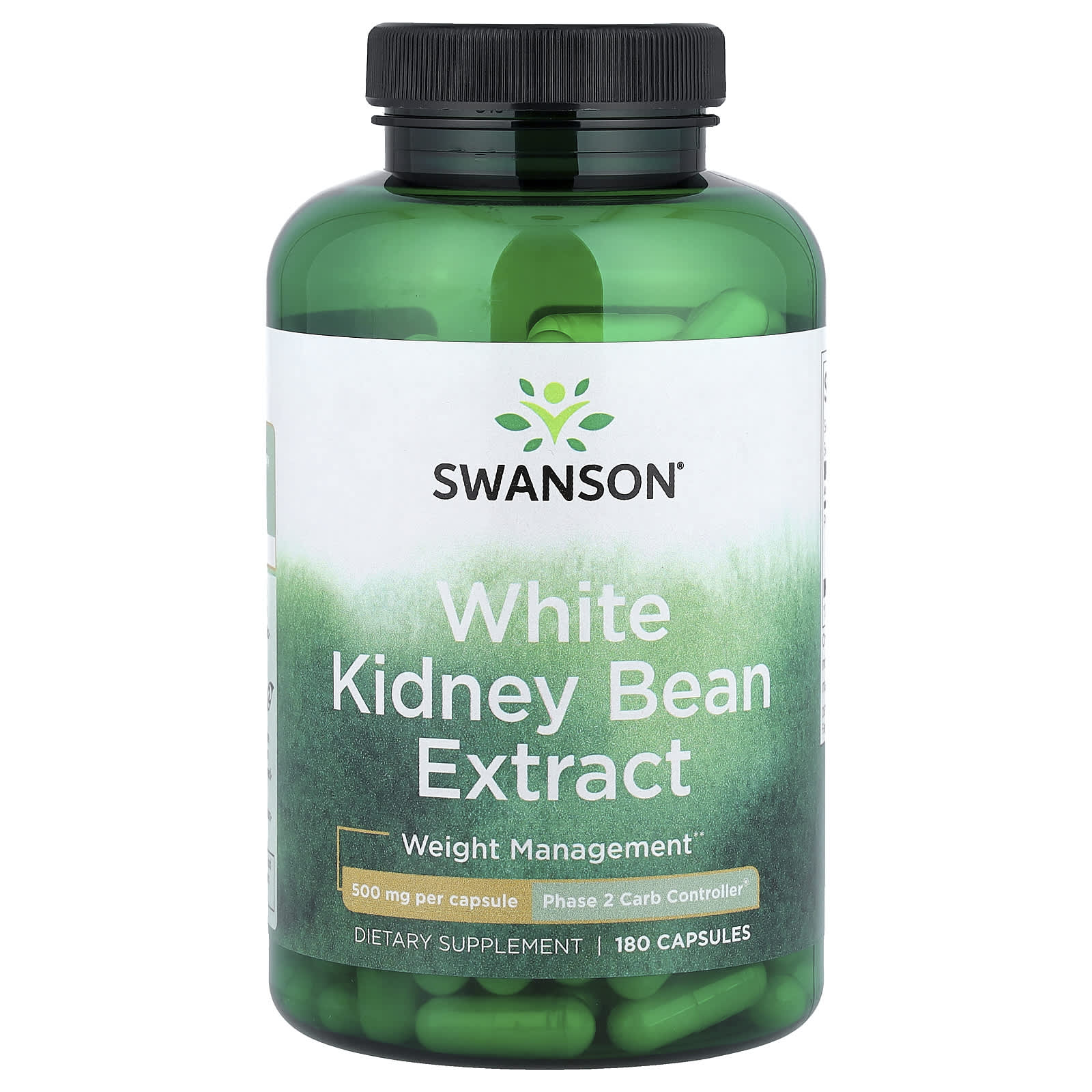 Swanson Vitamins White Kidney Bean Extract – 180 gélules — Tunisie