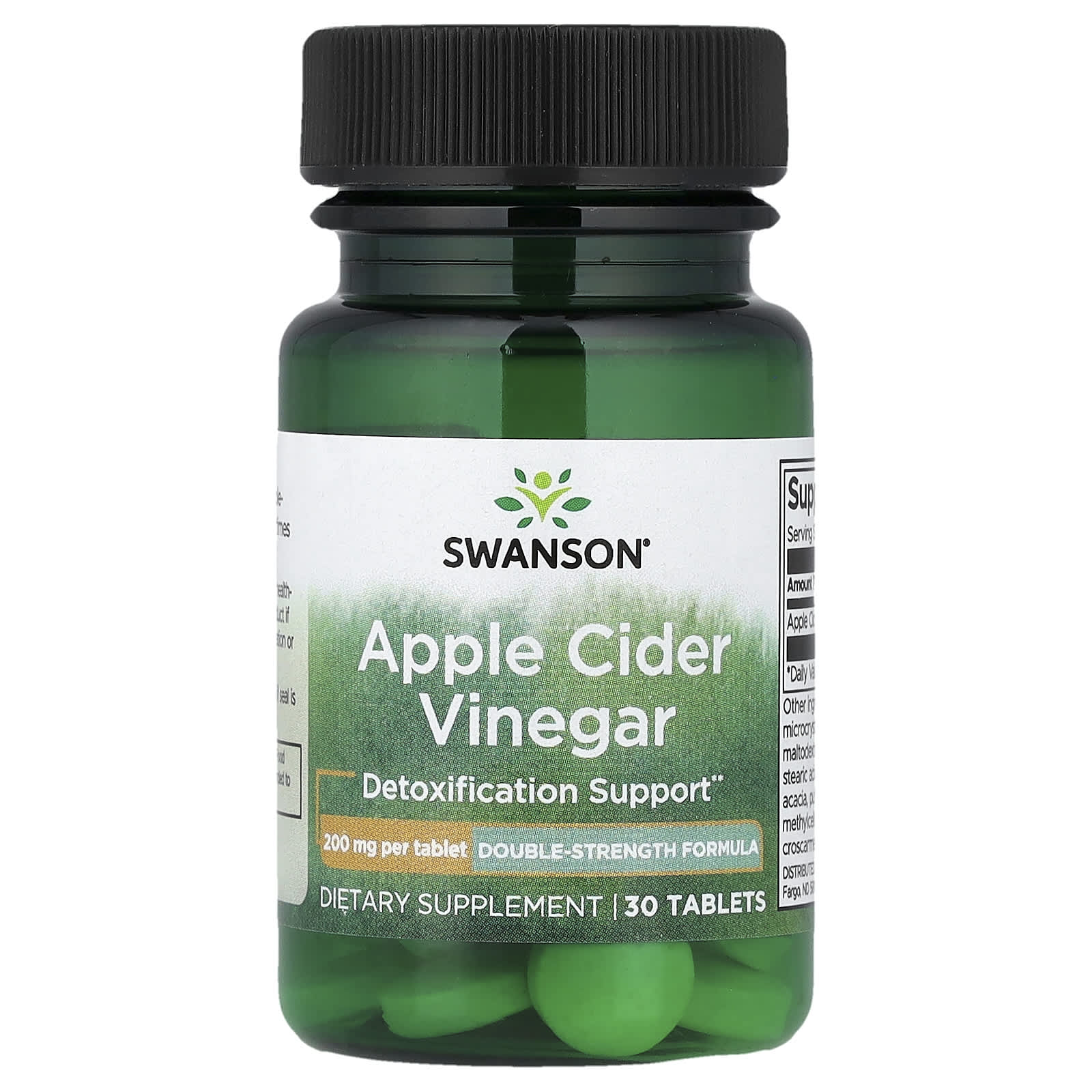 Swanson Vitamins Apple Cider Vinegar – Apple Cider Vinegar – 30 comprimés — Tunisie
