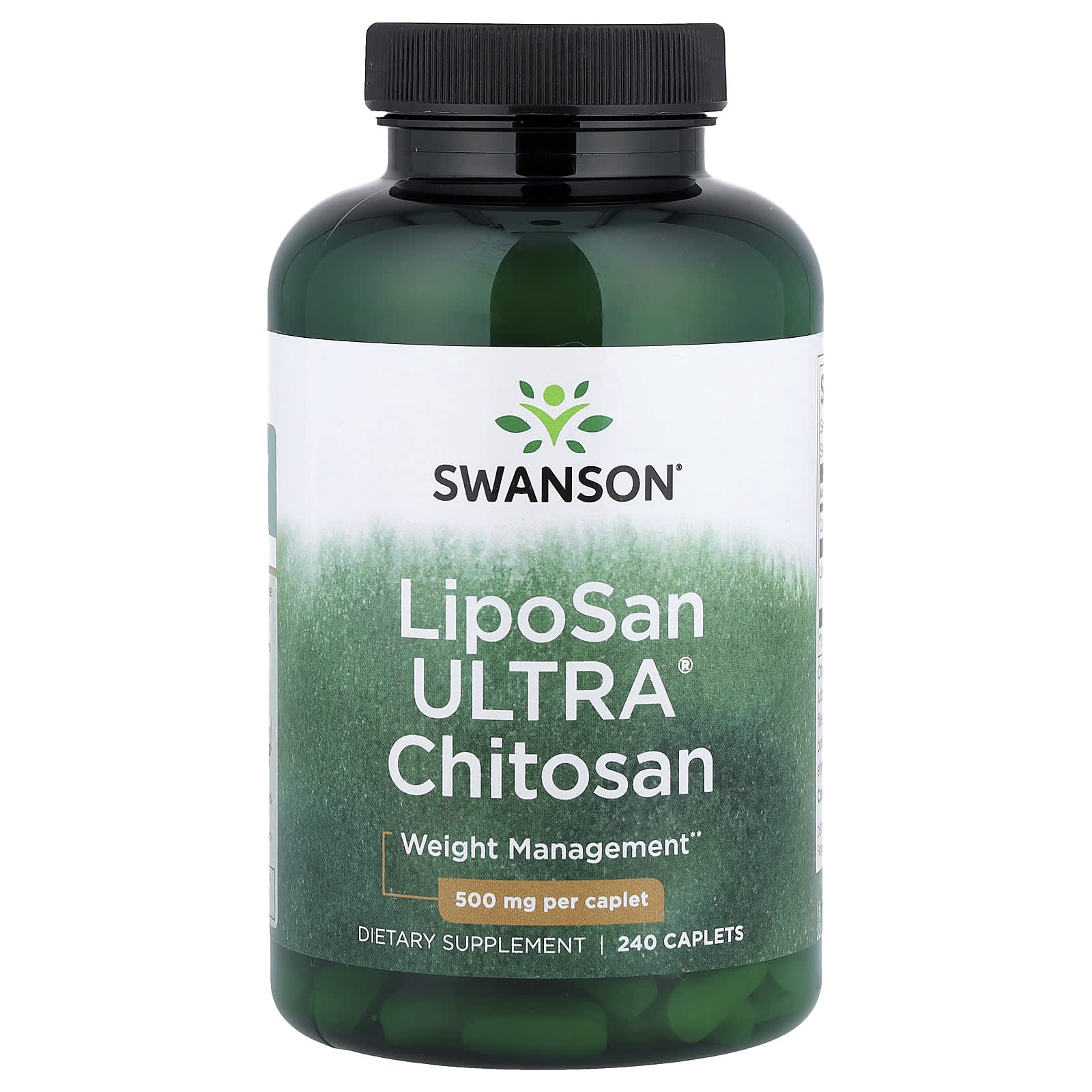 Swanson Vitamins LipoSan Ultra Chitosan, 240 Caplets (500 mg Per caplet) — Tunisie