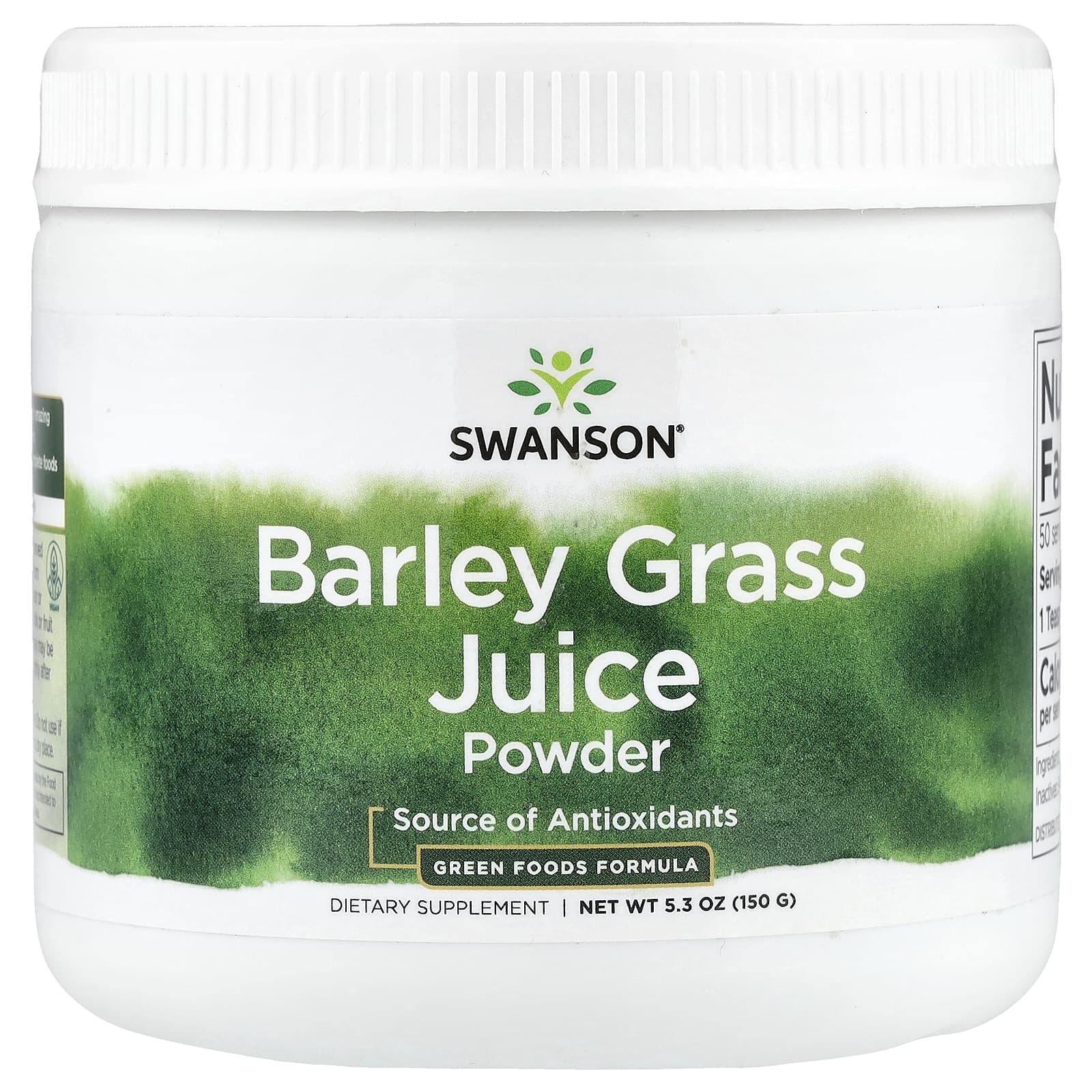 Swanson Vitamins Barley Grass Juice Powder – 150 g — Tunisie