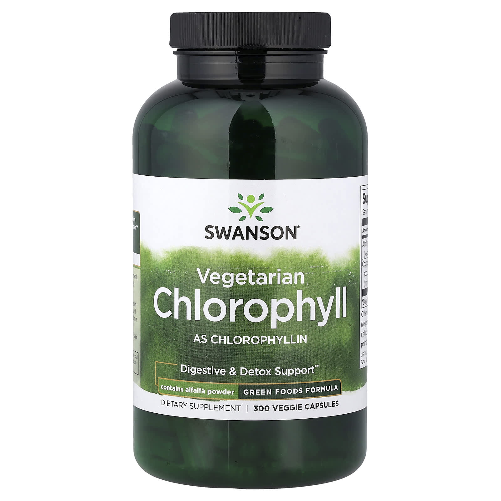 Swanson Vitamins Vegetarian Chlorophyll – 300 gélules végétales — Tunisie