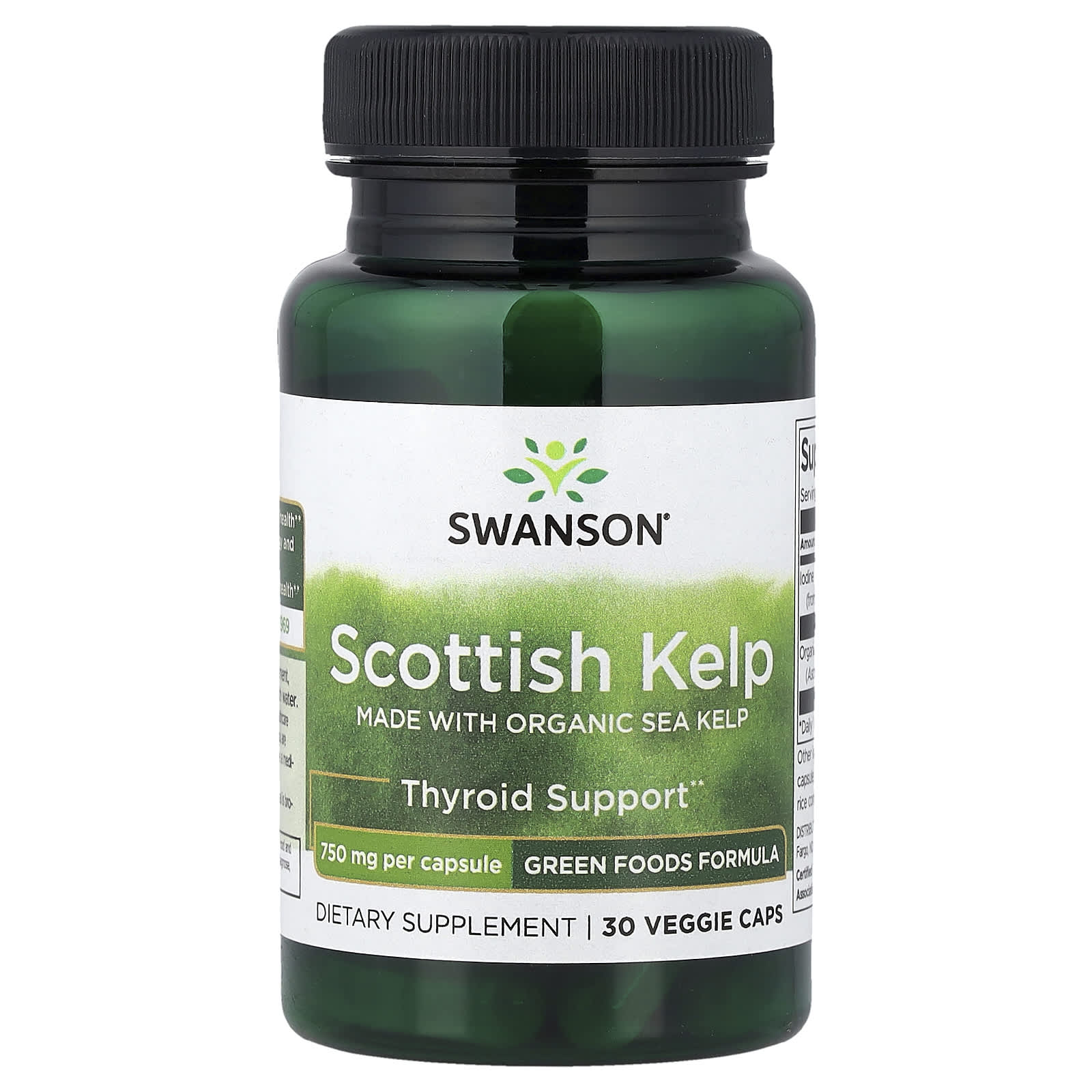 Swanson Vitamins Scottish Kelp – 30 gélules végétales — Tunisie