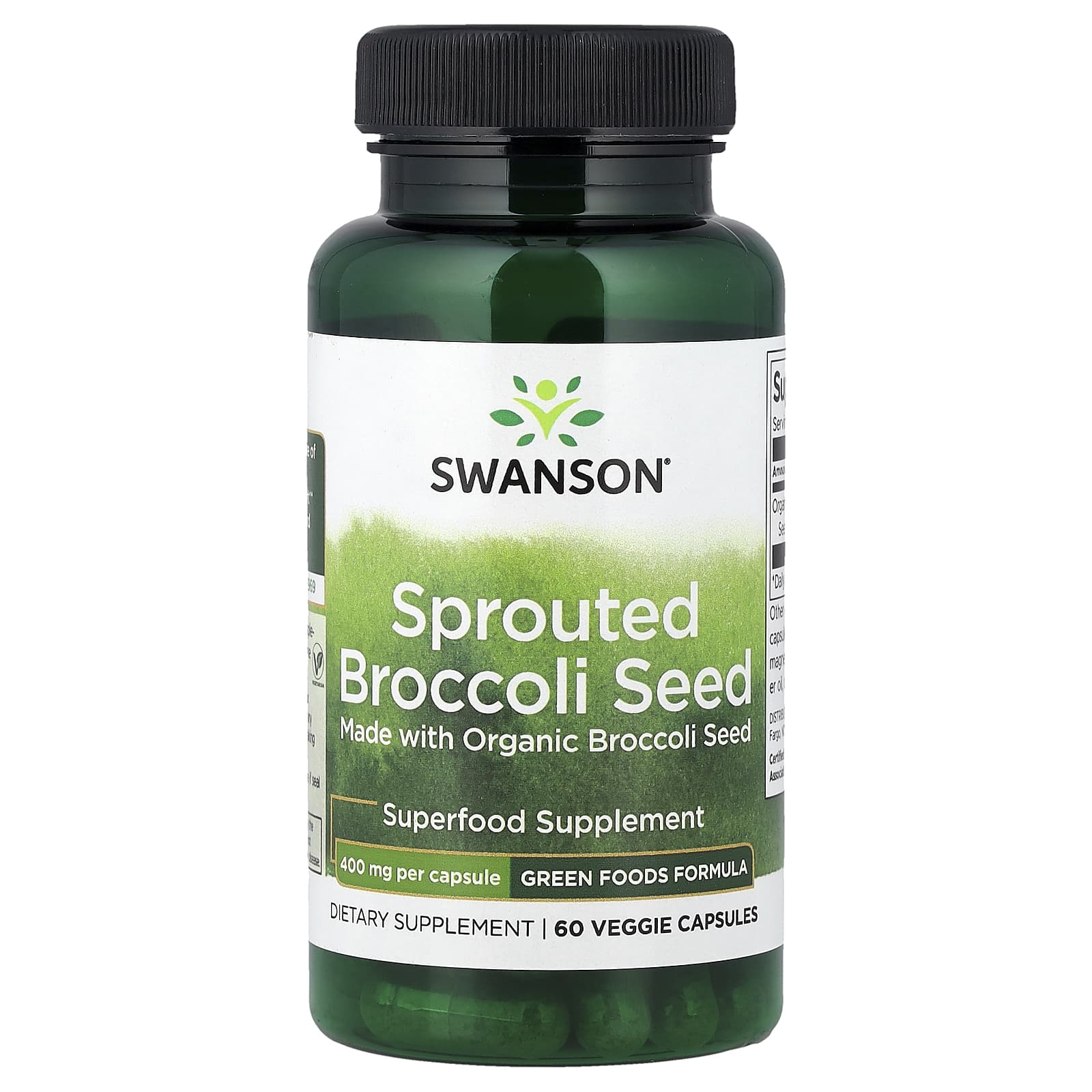 Swanson Vitamins Sprouted Broccoli Seed – 60 gélules végétales — Tunisie
