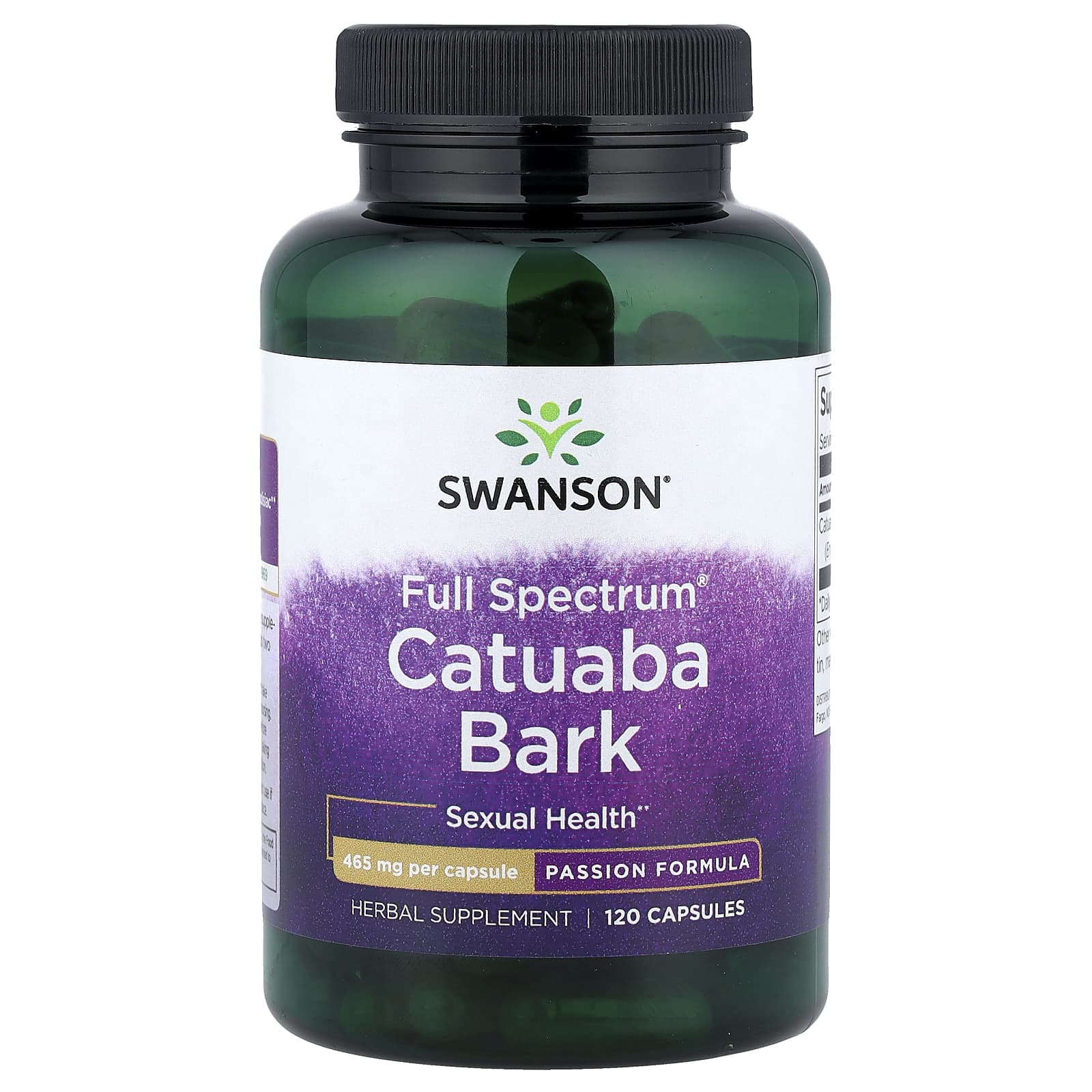 Swanson Vitamins Full Spectrum Catuaba Bark – 120 gélules — Tunisie