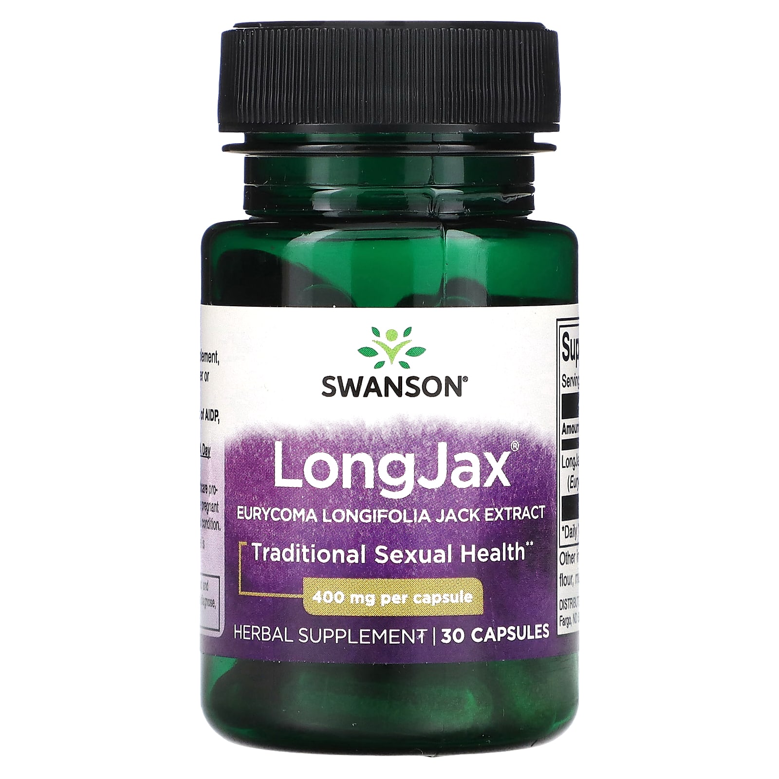 Swanson Vitamins LongJax, Eurycoma Longifolia Jack Extract – 30 gélules — Tunisie