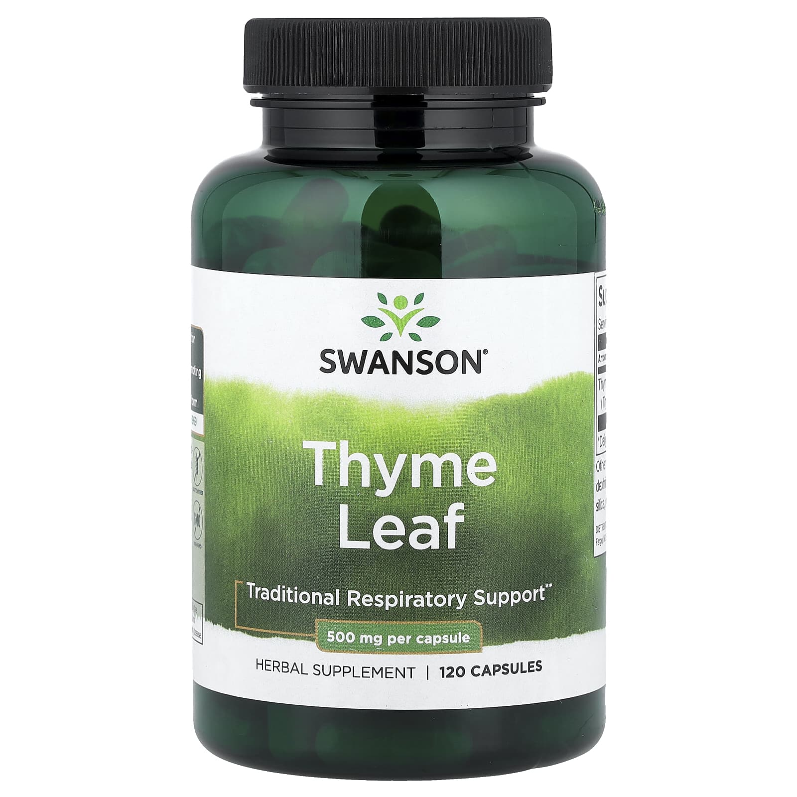 Swanson Vitamins Thyme Leaf – 120 gélules — Tunisie