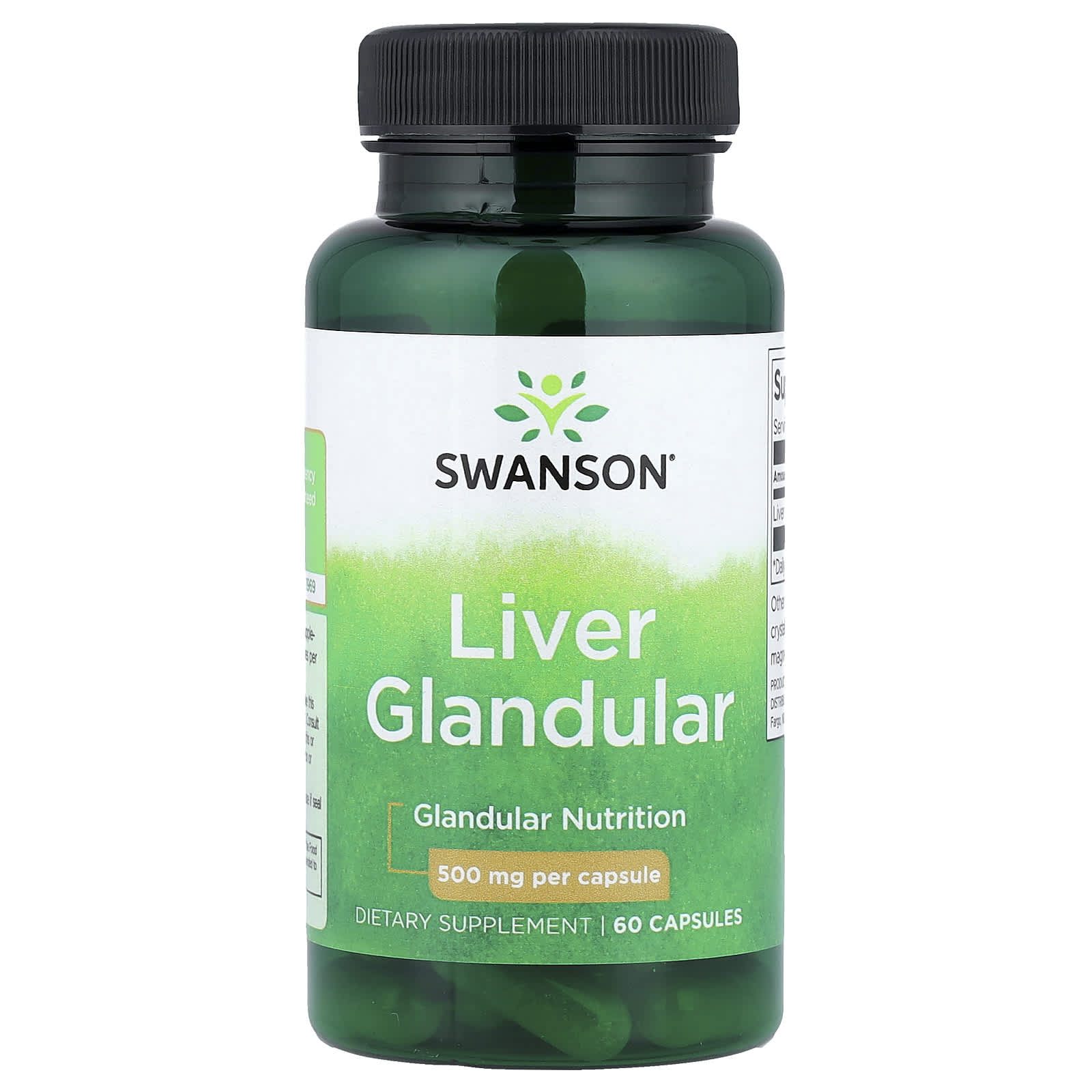 Swanson Vitamins Liver Glandular – 60 gélules — Tunisie